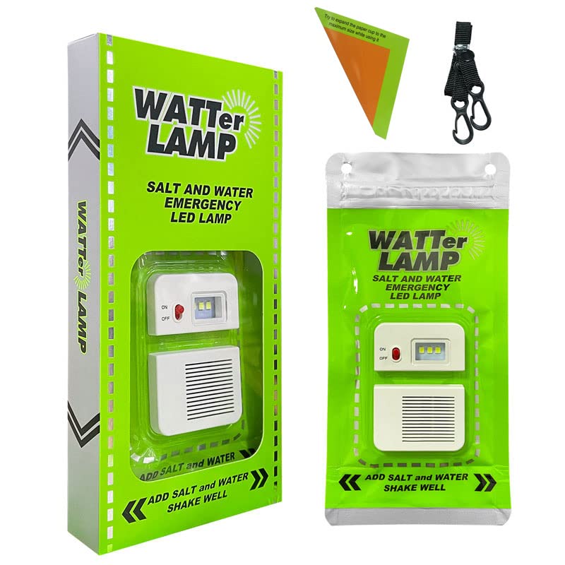 Portable Outdoor Saltwater Emergency LED Light, Lantern for Camping, Fishing, Travel