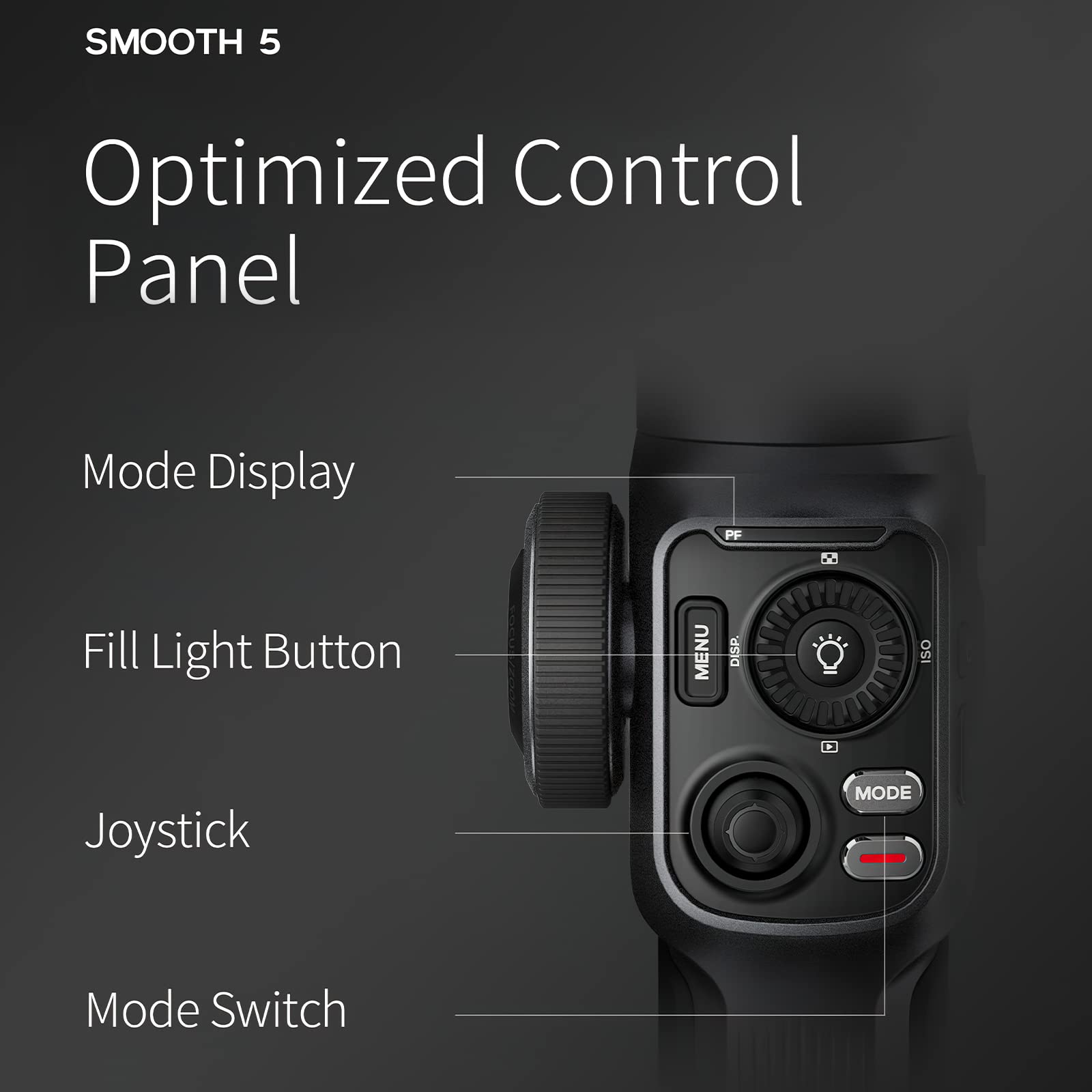 Zhiyun Smooth 5 Gimbal Stabilizer: Professional 3-Axis Handheld Gimble Stabilizer for Smartphone Cell Phone iPhone Pro Max for Vlogging YouTube Vlog TikTok Video