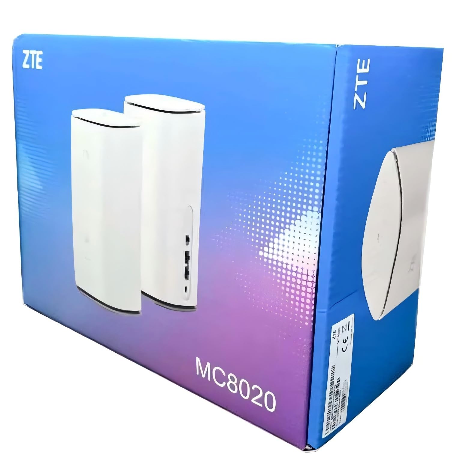 ZTE 5G Indoor CPE Router MC8020,WiFi 6 5400Mbps Router with Sim Card Slot NFC The Third Generation Support 128 Devices