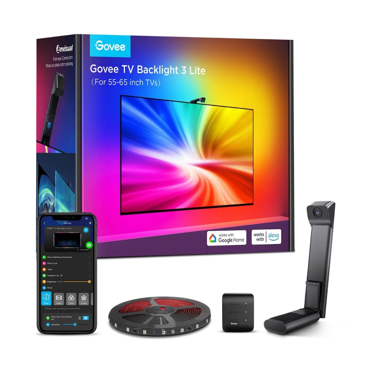 Govee Envisual TV Backlight (55~65 inch) - App Supported