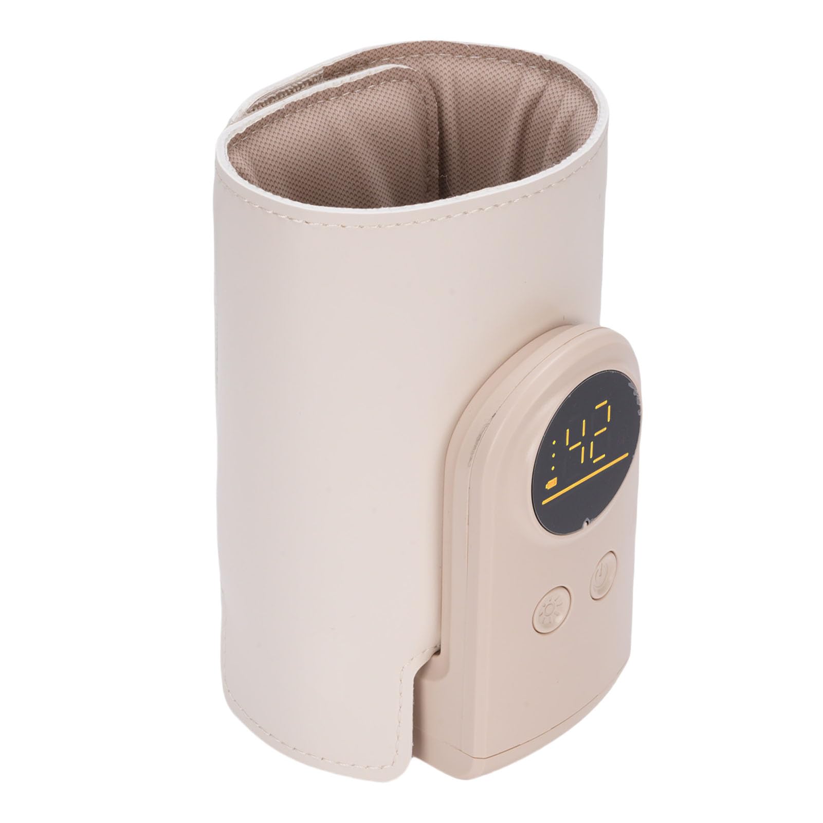 Portable Baby Bottle Warmer, Rechargeable 6 Gears Fast Baby Milk Warmer Wrap Auto Off, Equipped With Adjustable Temperature Levels, for Travel