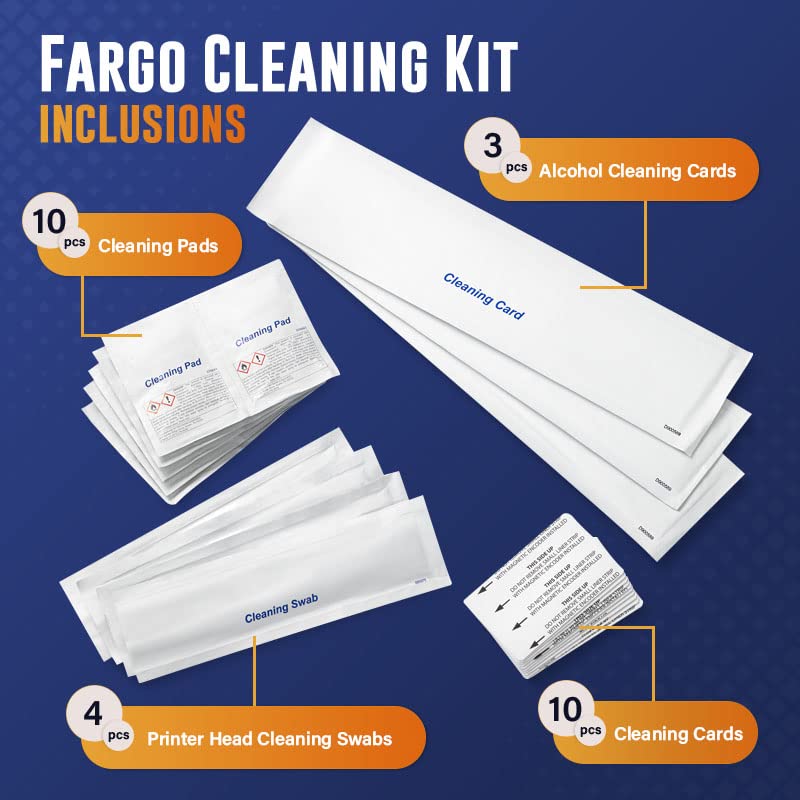 Card Imaging Fargo 88933 Cleaning Kit for HDP6600 and HDP8500
