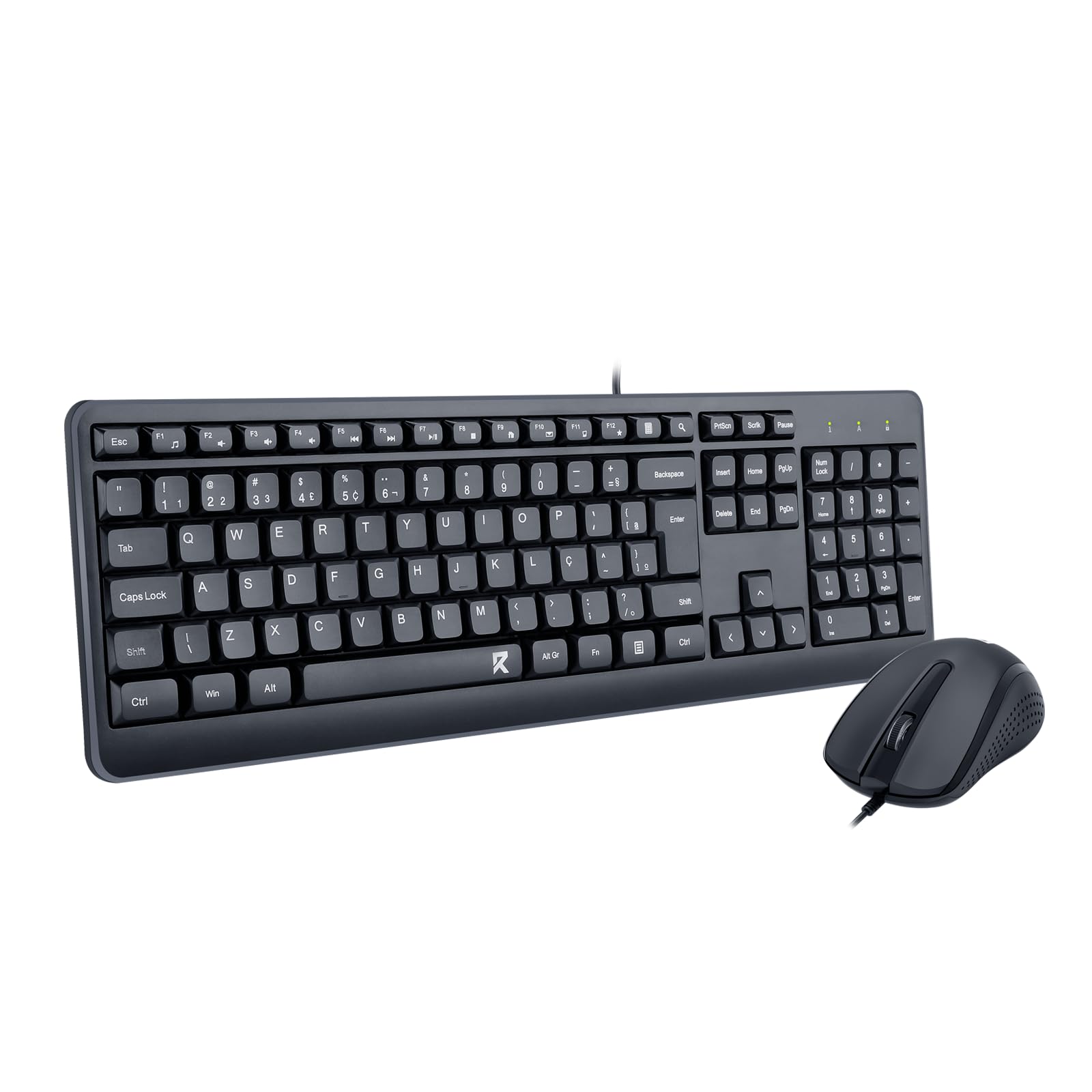 Redragon Wired Mouse & Keyboard Combo BS-7092 – Ergonomic Office & Gaming Duo, Anti-Ghosting Keys, Adjustable DPI Optical Mouse, Spill-Resistant Keyboard, USB Connectivity