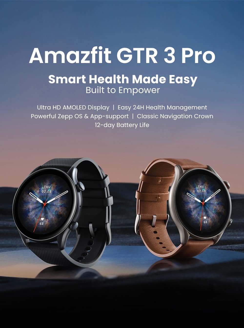Amazfit Xiaomi GTR 3 Pro Infinite Thunder Black