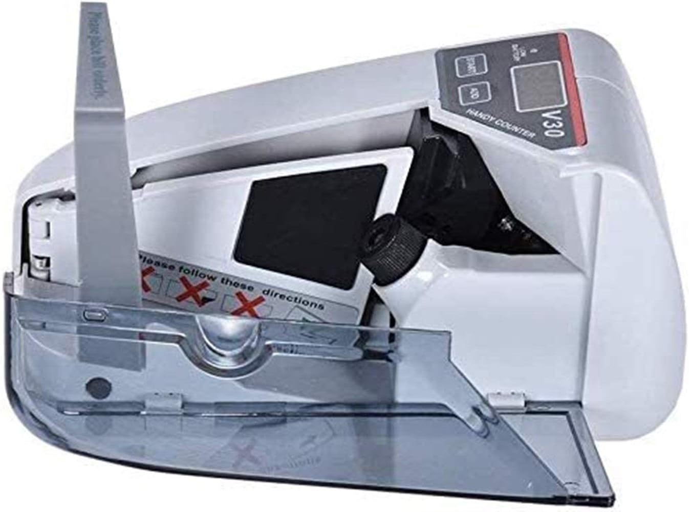 Cash Counter Money Counter Machine Quick Mixed Denomination Bill Counter with Counterfeit Detector Handheld Money Counter Bill Counting Machine Portable Cash Banknote Dollar