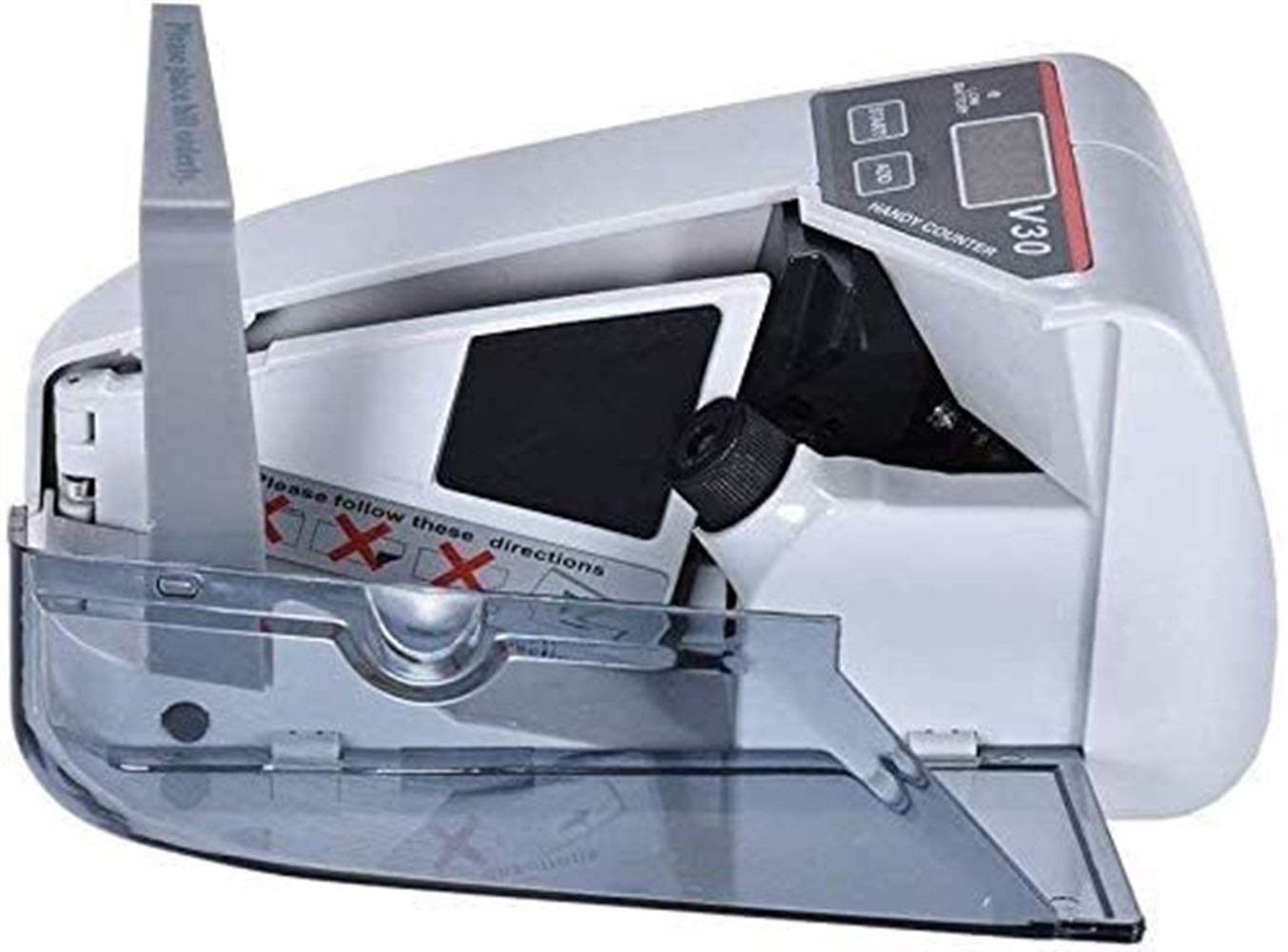 Cash Counter Money Counter Machine Quick Mixed Denomination Bill Counter with Counterfeit Detector Handheld Money Counter Bill Counting Machine Portable Cash Banknote Dollar