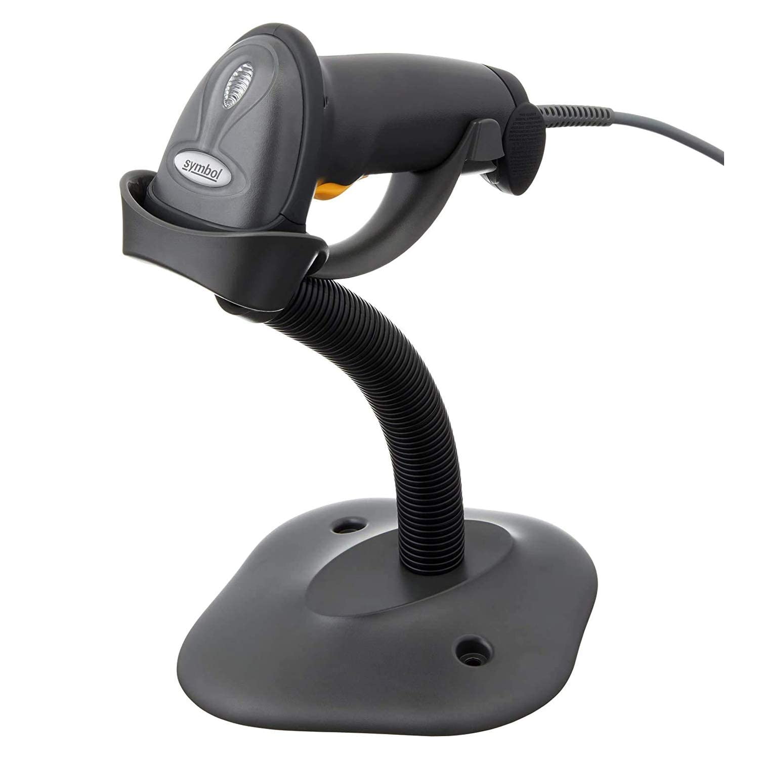 زيبرا LS2208-SR20007R-UR مجموعة USB، ماسح، كابل CBA-U01-S07ZAR، حامل 20-61019-02R، اسود