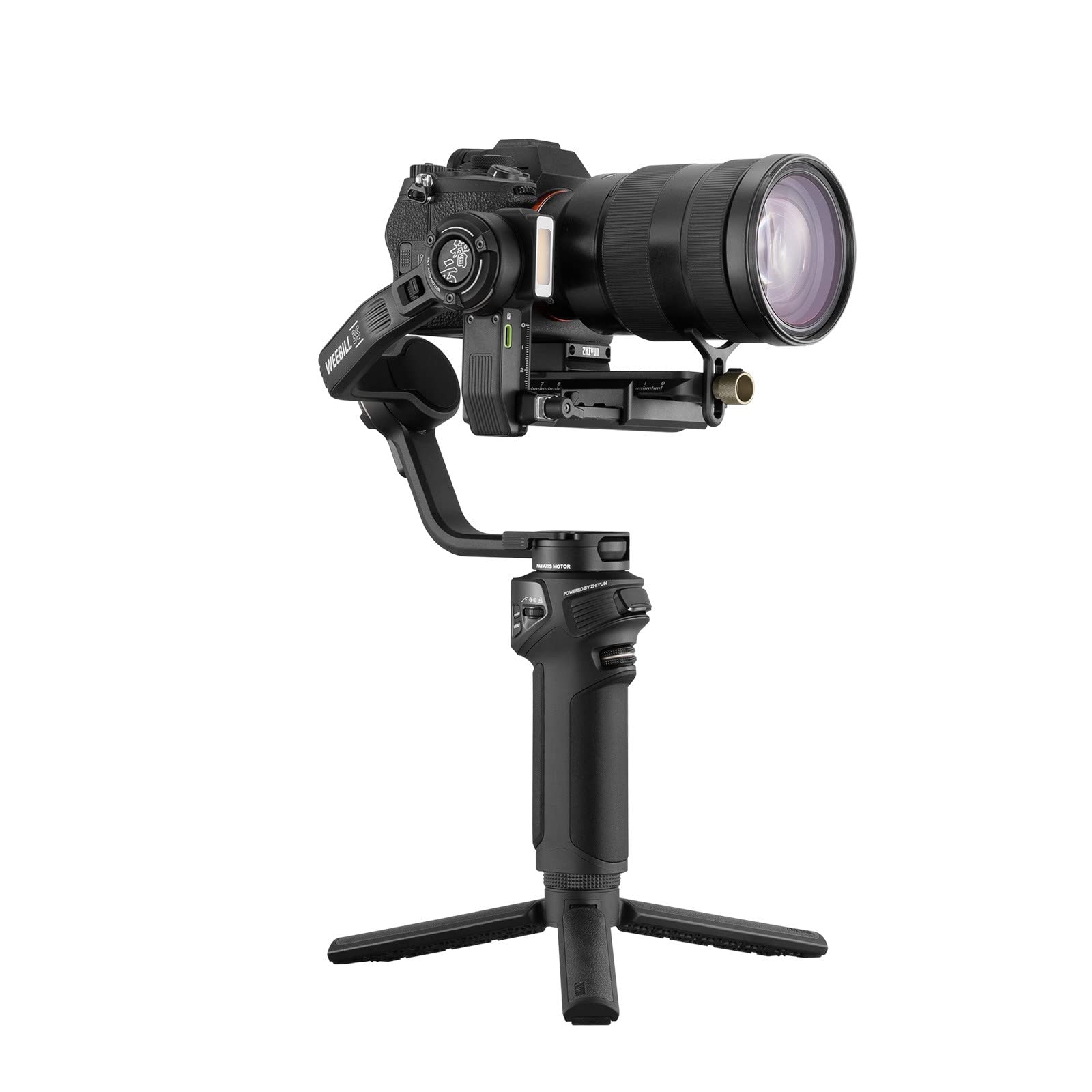 Zhiyun Weebill 3S Combo Set, Professional Video Stabilizer, 3-Axis Gimbal with Storage Bag, Wrist Rest, Extendable Sling Grip for DSLR and Mirrorless Cameras for Canon/Sony/Panasonic/Nikon/Fuji