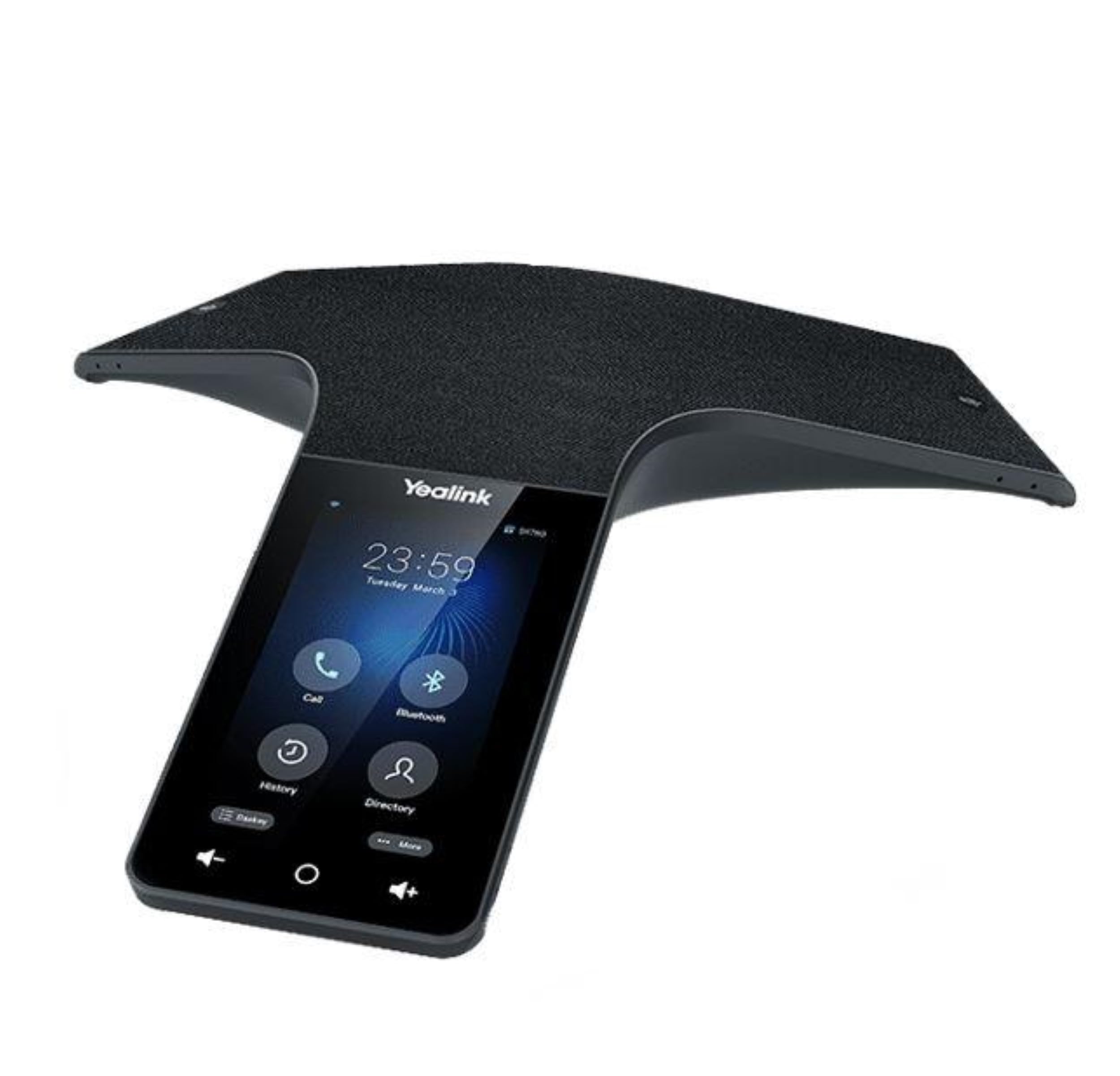 Yealink CP965 IP Power Over Ethernet, Touch Sensitive HD Corded Conference Phone with 5 inch (720x1280) Multi-Touch Screen, Android 9.0, Optimal HD Audio & Full Duplex Technology - Black