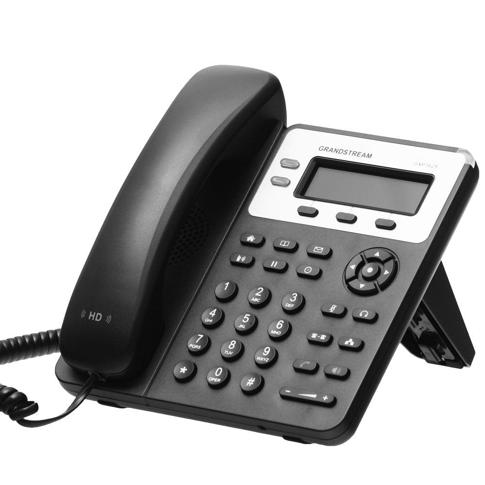 Genie GXP1625 Small to Medium Business HD IP Phone with Ethernet PoE, Black