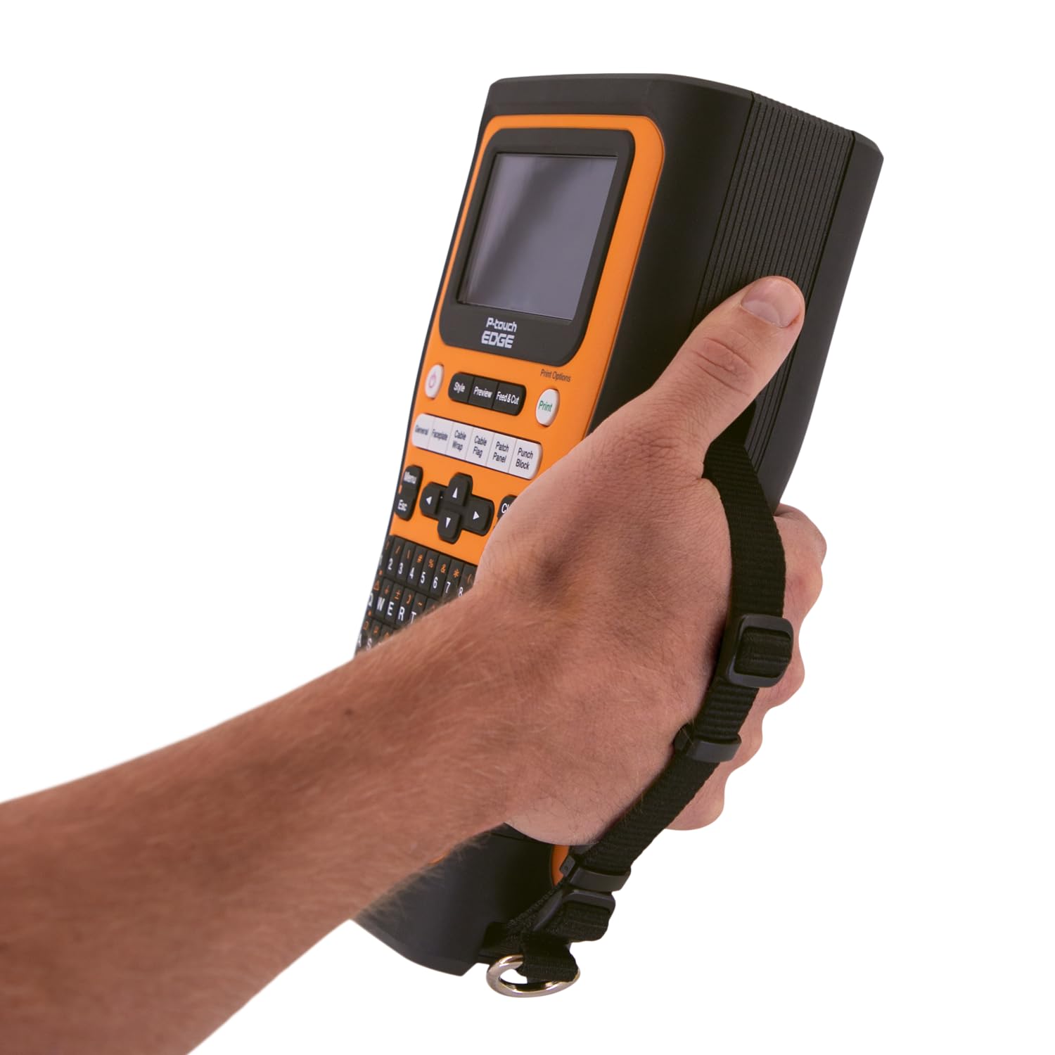 بروذر طابعة ملصقات صناعية محمولة باليد PT-E560BTVP P-Touch Edge مع بلوتوث وقاطع تلقائي مزدوج (حتى 24 ملم)