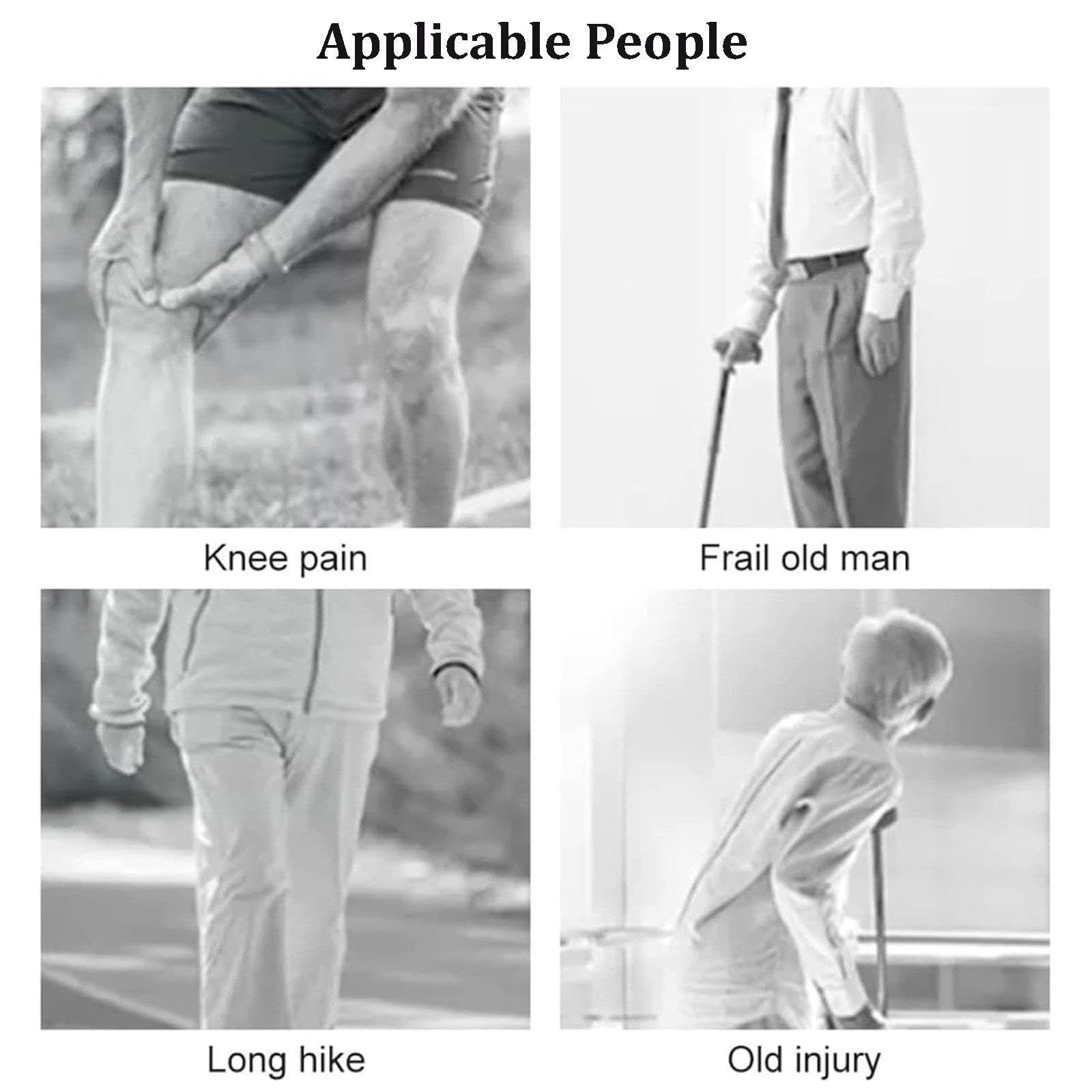 Bionic Body Power Walking Aid, Leg Lift and Climbing Support, Exoskeleton for Walking, Bionic Exoskeleton Legs, No Power Source Is More Efficientfor Senior, Limited Mobility, Stroke, Hemiplegia