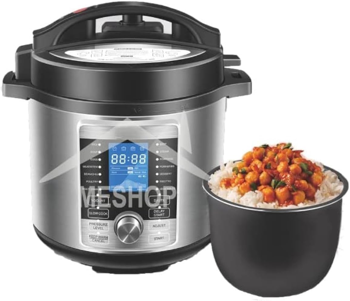 DSP Electric Rice Cooker KB5008 Multi-Function Stainless Steel 1000 Watt 6 Liter Capacity