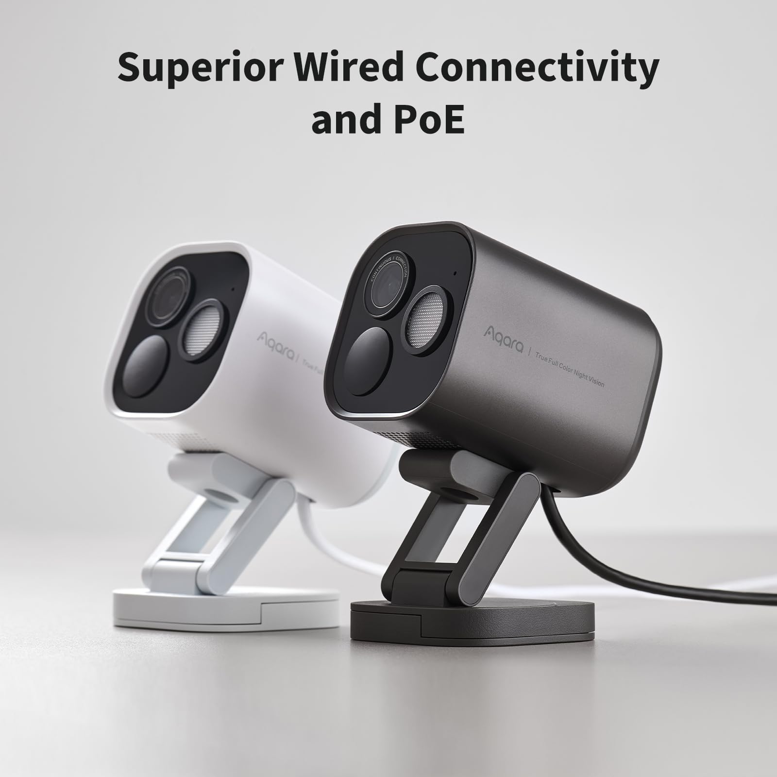 Aqara G5 Pro Camera Hub PoE 4MP, Wired Outdoor Security Camera with True Color Night Vision, HomeKit Secure Video, Thread Border Router, Local Detection, Thread/Zigbee, Supports Alexa & Google, Gray