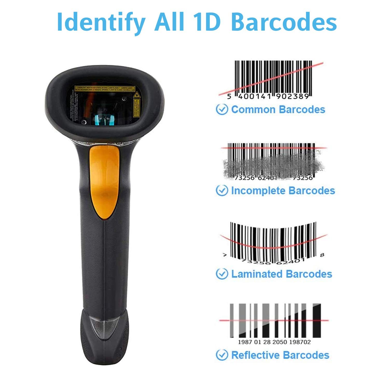 زيبرا LS2208-SR20007R-UR مجموعة USB، ماسح، كابل CBA-U01-S07ZAR، حامل 20-61019-02R، اسود