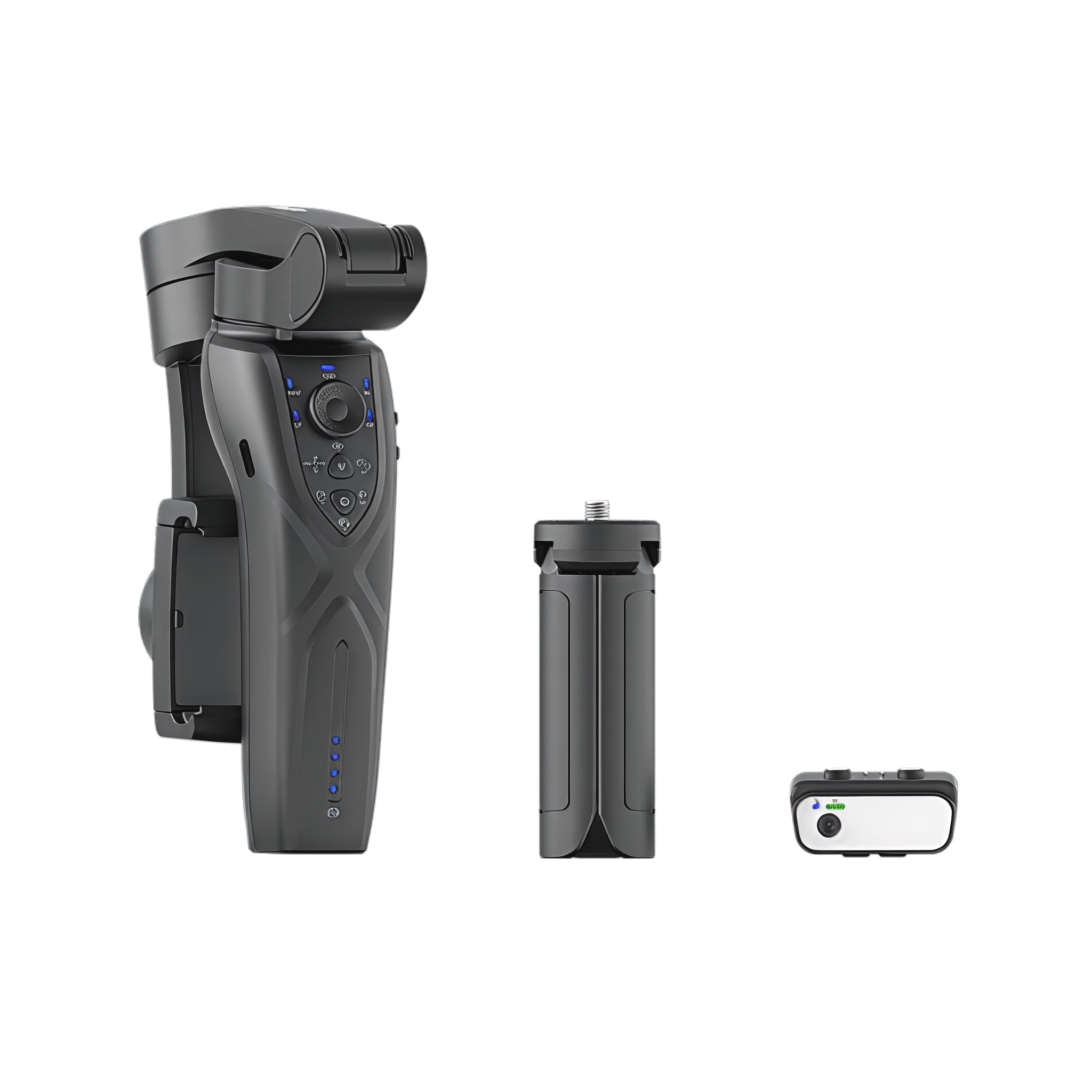 Goaltage GMB01 ProMotion Gimbal Stabilizer with Gesture Control, 3-Axis Stabilization, AI Face Detection, Foldable Design apture Smooth, Professional Footage, Precision & Ease,5H