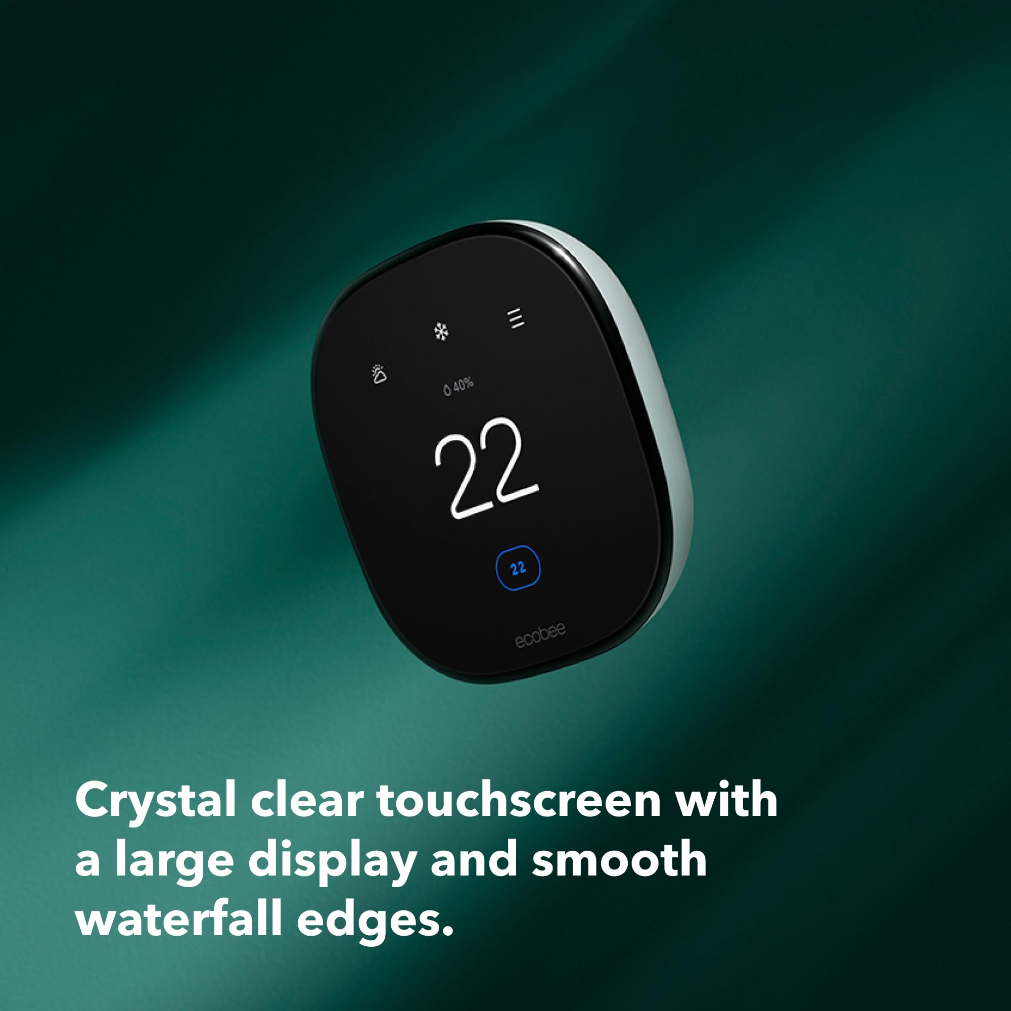 ecobee New 2022! Smart Thermostat Enhanced Compatible with Alexa and Apple Home Kit