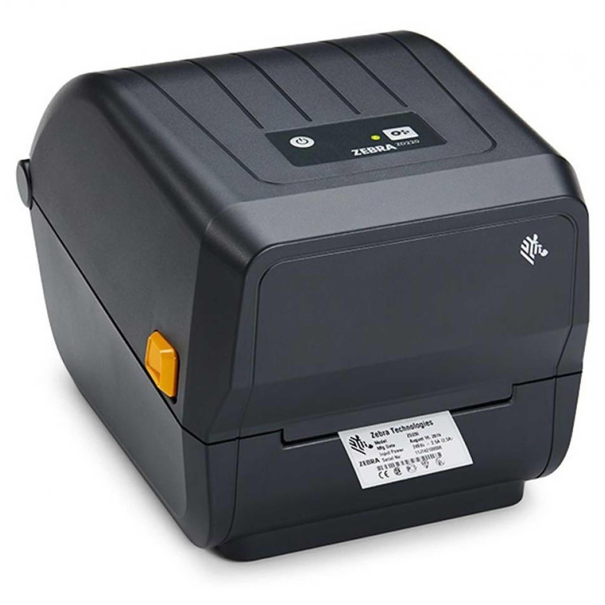 زيبرا طابعة باركود ZD220T حرارية + نقل حراري بمنفذ USB 203 نقطة لكل بوصة (T0EG00EZ ZD22042)