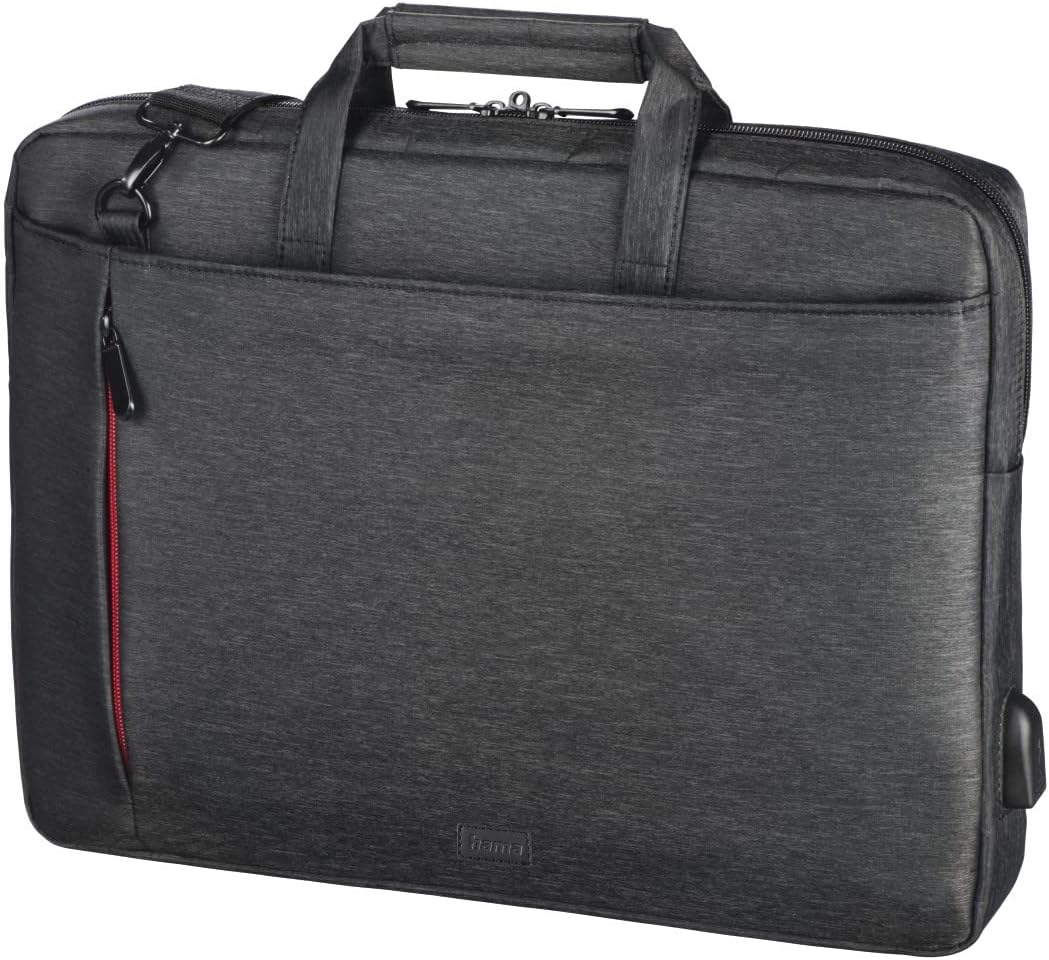 Hama 216576 Manchester Laptop Bag, 14.1-Inch Size, Black