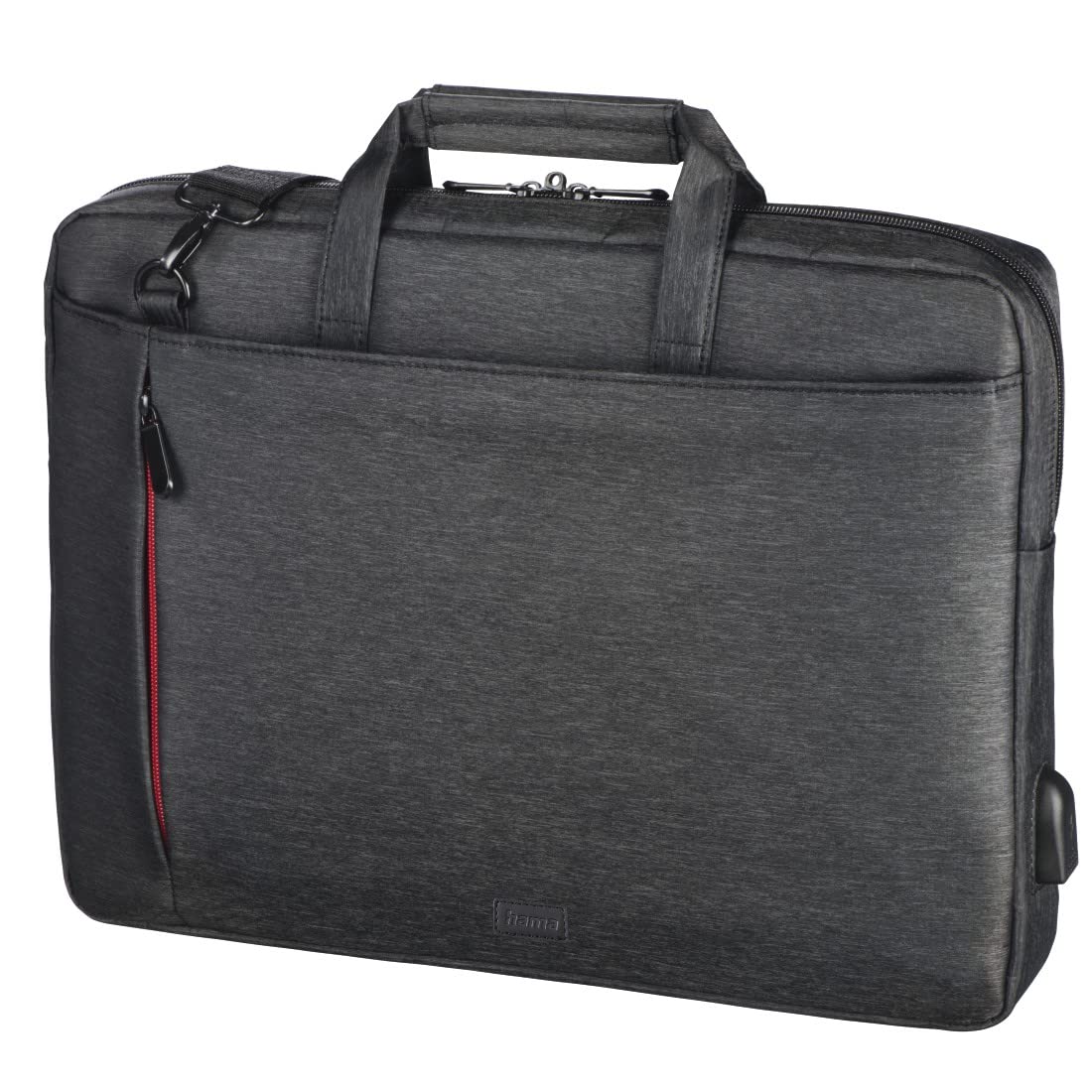 Hama 216576 Manchester Laptop Bag, 14.1-Inch Size, Black