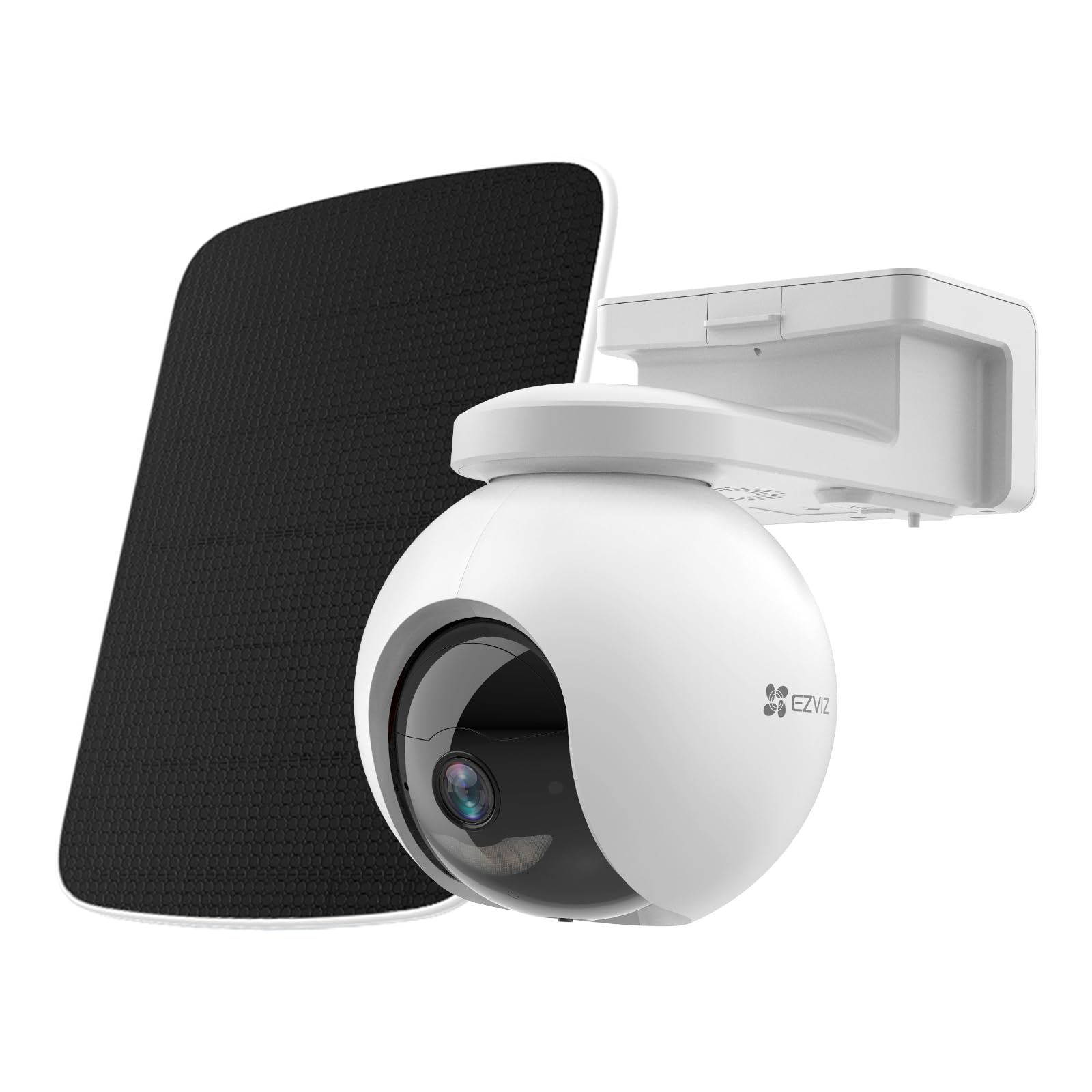EZVIZ مجموعة كاميرا مراقبة سي بي 8، كاميرا واي فاي 2K/3MP، بطارية 360 درجة خارجية سي سي تي في مع تحدث ثنائي الاتجاه، رؤية ليلية ملونة، مقاومة للماء، تتبع تلقائي، تقنية كشف الحركة البشرية الذكية (مع
