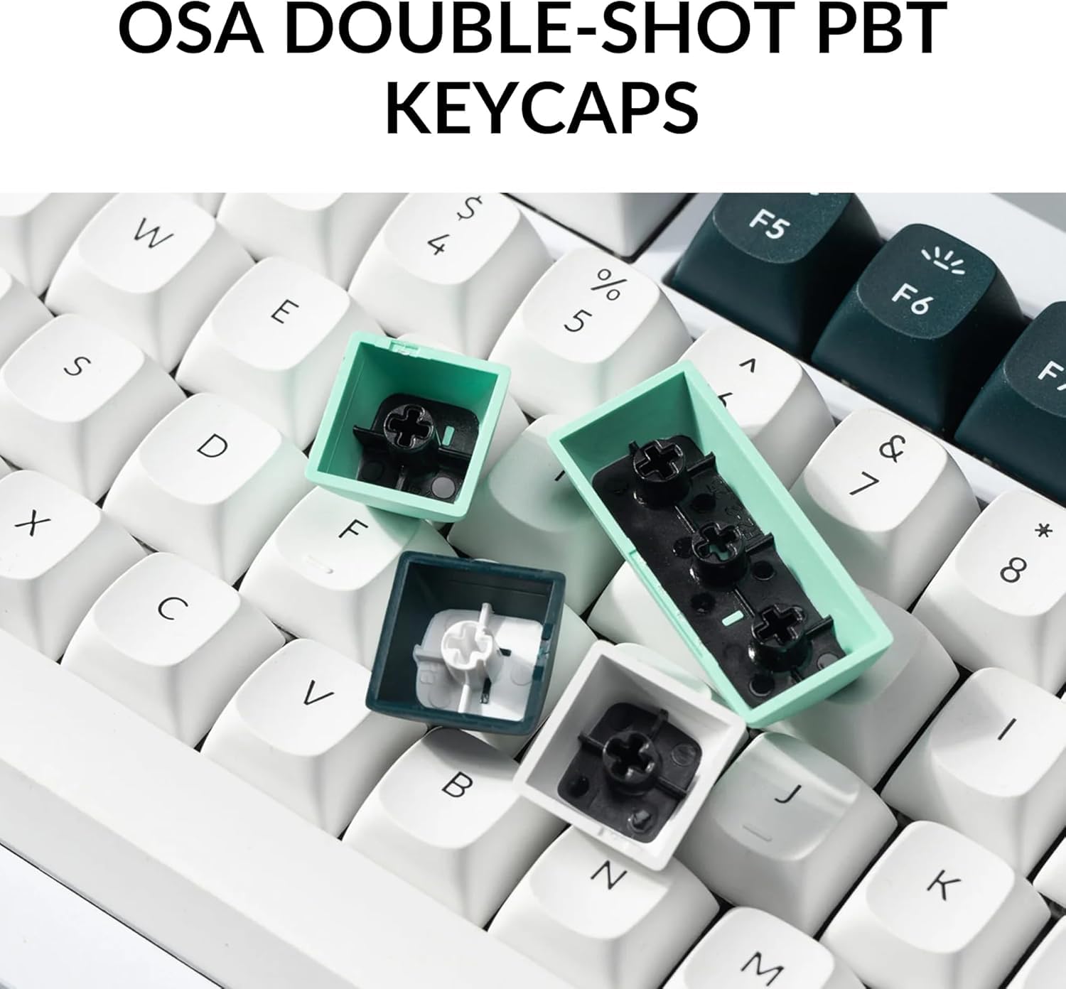 Keychron Q1 HE Hot-Swappable Keyboard with RGB Backlight and Nebula Switch Knob Version - White