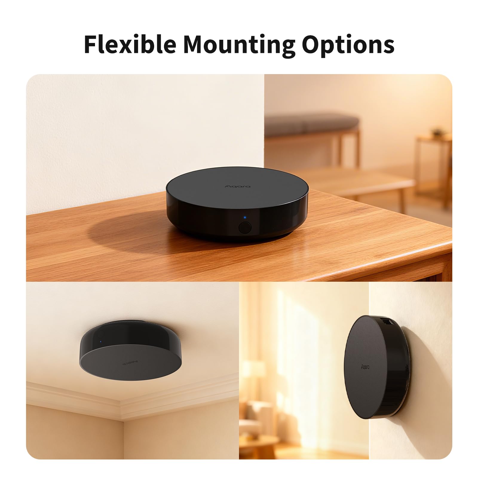 Aqara Smart Hub M200, Matter Controller, Thread Border Router, Featuring Aqara Zigbee, Bluetooth, Wi-Fi, PoE, IR, Supports Amazon Alexa, Apple HomeKit, Home Assistant, SmartThings, Google Home
