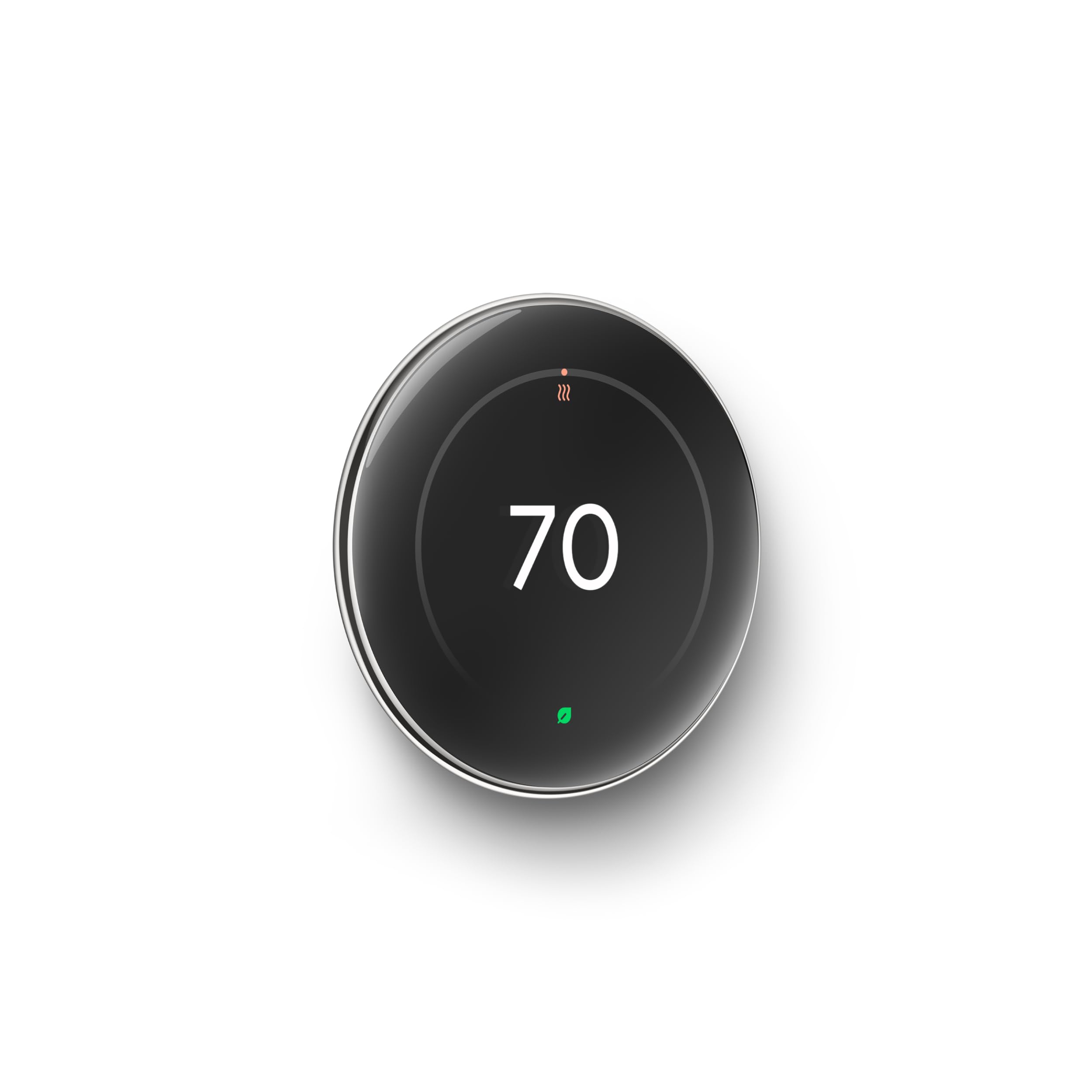 Google Nest Learning Thermostat (4th Gen, 2024) with Nest Temperature Sensor - Smart Energy-Saving Thermostat with Adaptive Eco - Works with Alexa and Google Home App - Polished Silver