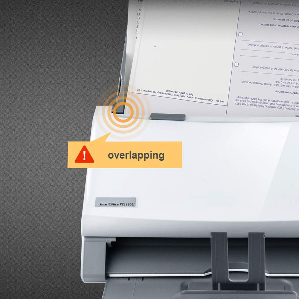 Plustek SmartOffice PS3180U - 80page per minute, duplex color document scanner.