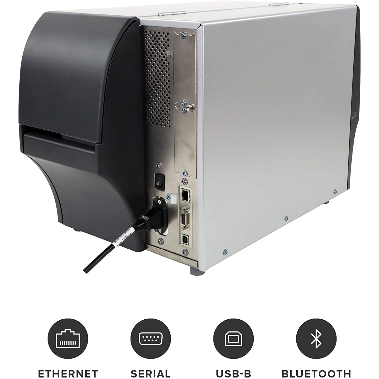 ZEBRA ZT411 Thermal and Direct Transfer Industrial Label Printer - Ethernet, Bluetooth, Serial, USB, USB Host Connectivity - 203 dpi, 14 IPS, 4.1 Inch Printing Width -