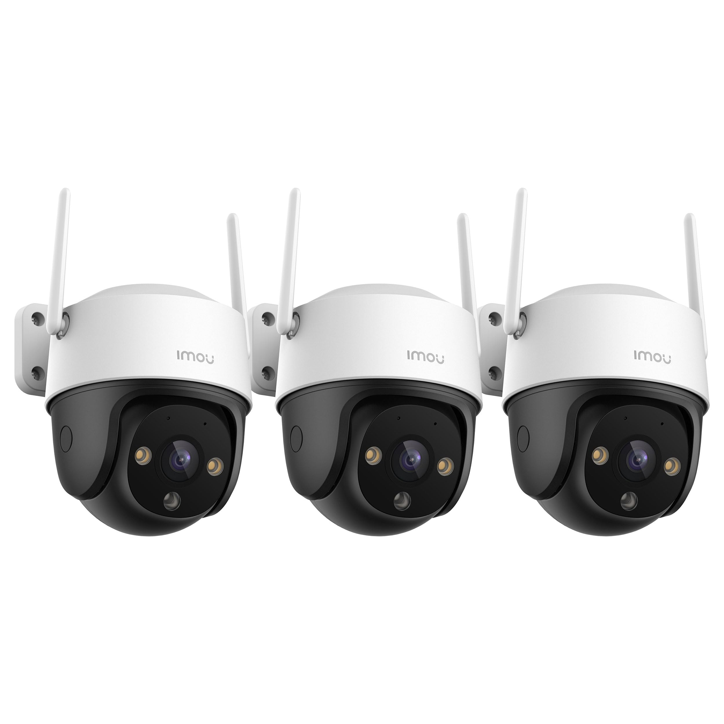 IMOU Camera Kit IPC-S41FEN 3 | Human Detection | Smart Color Night Vision | 360° Coverage | IP66 Waterproof | Spotlight | Dual Antenna and MIMO | Cloud Storage