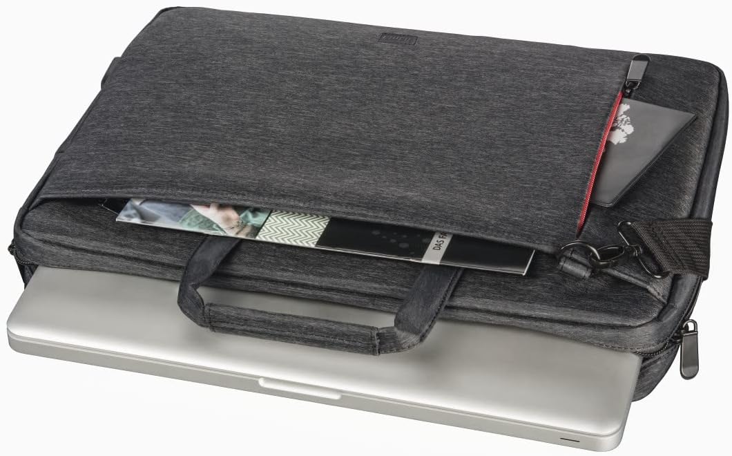 Hama 216576 Manchester Laptop Bag, 14.1-Inch Size, Black