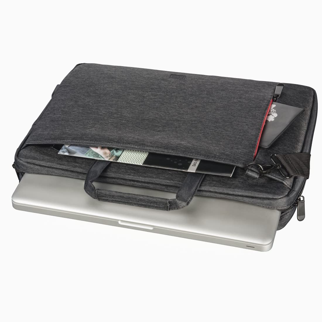 Hama 216576 Manchester Laptop Bag, 14.1-Inch Size, Black