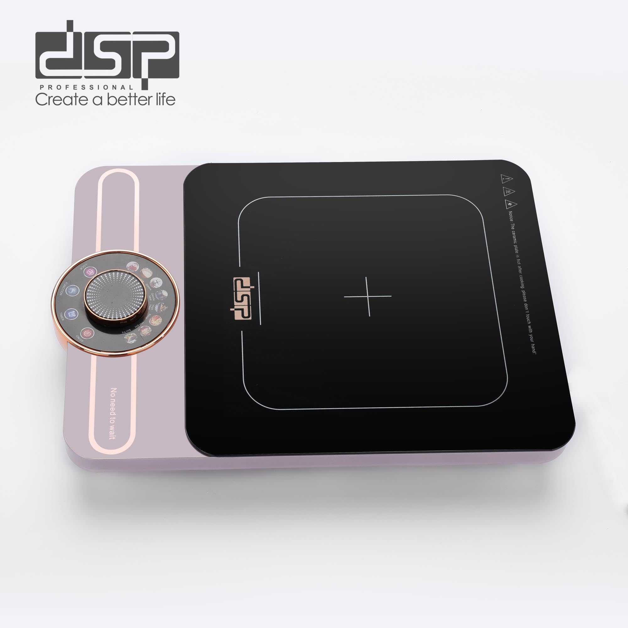 موقد الحث الكهربائي دي اس بي 3500 واط مع مقبض تحكم باللمس KD5074