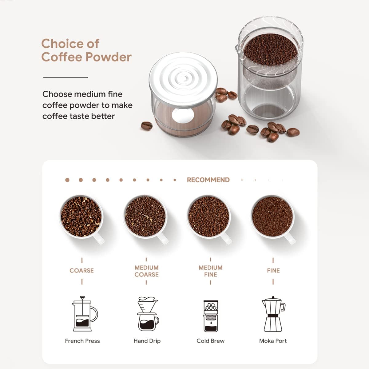 Recafimil 2-in-1 Cold Brew Coffee Dripper 300ml Detachable Glass with Stainless Steel Filter for Home and Office