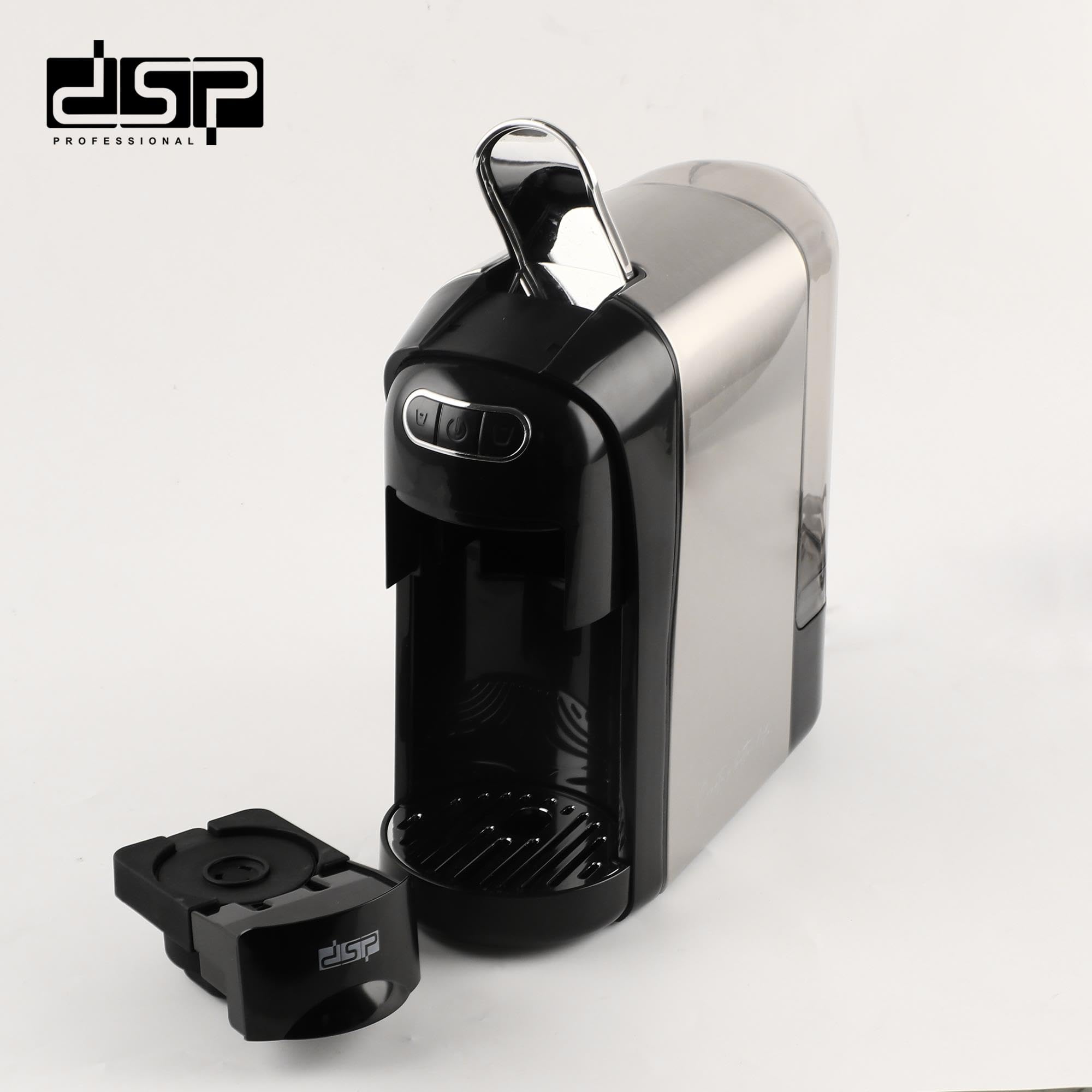 DSP 3 in 1 Multi-function Espresso Capsule Coffee Machine –20 Bar 1400W Coffee Maker with 700ML Detachable Water Tank, 3 Optional Adaptors, Auto Shut Off | KA3118