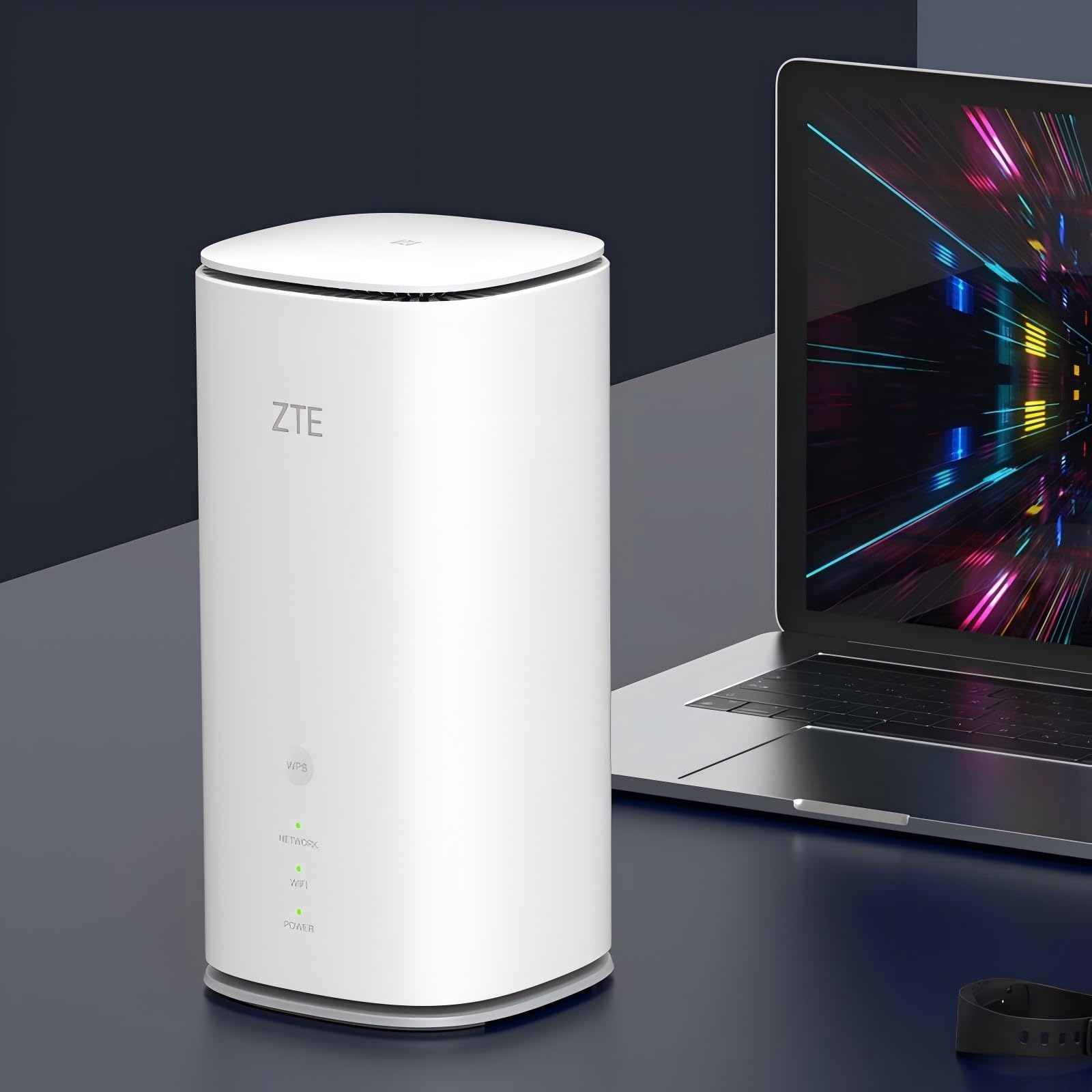 ZTE 5G Indoor CPE Router MC8020,WiFi 6 5400Mbps Router with Sim Card Slot NFC The Third Generation Support 128 Devices