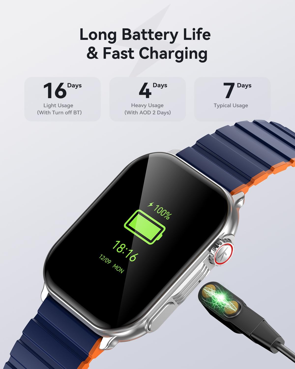 Kieslect Smart Watch Men Women - Black-02