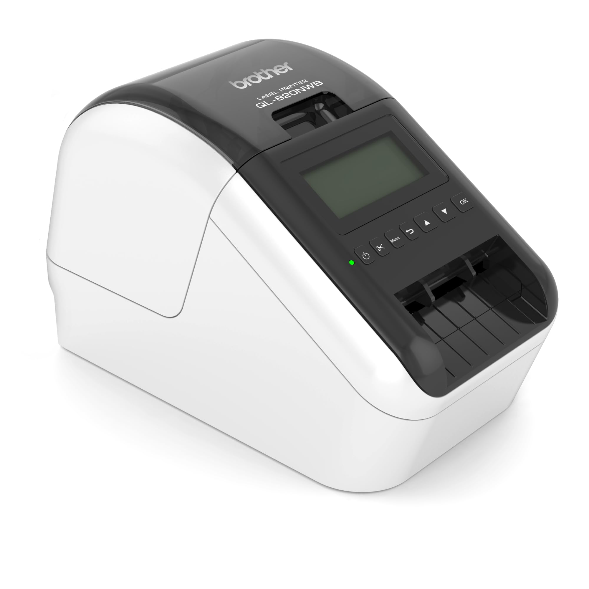 Brother Professional Label Printer QL-820NWB, Wireless and Wired LAN Network, 62mm Width, Time Stamp Function
