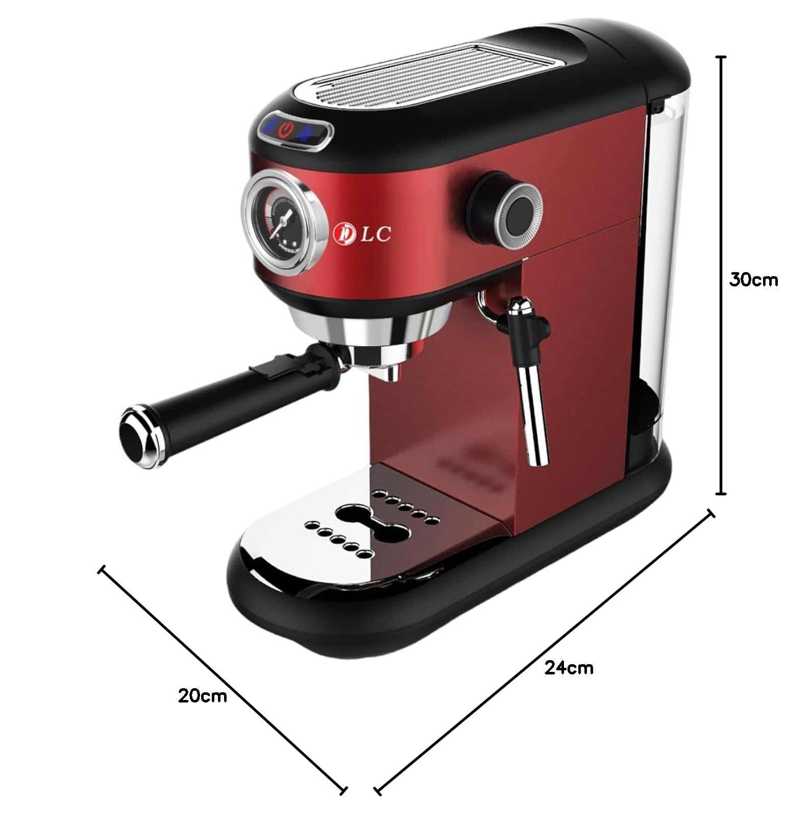 Fipka DLC-CM7318 DLC Espresso Coffee Maker 1000ml 1450 Watt 15 Bar