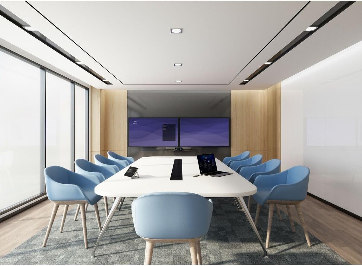 Yealink A30-020 Teams Fully Equipped Video Collaboration Bar/Meeting Bar for Medium Meeting Room - Set A30+CTP18 Touch Panel