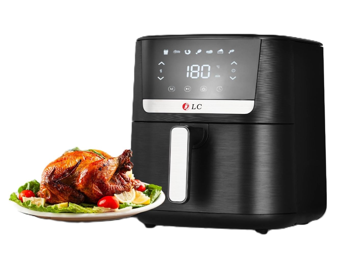 DLC Air Fryer 7L for Oilless Cooking,Smart Touch Screen with 8 Presets Air Fryer Oven for Roast,Bake,Grill,1600W DLC-2170