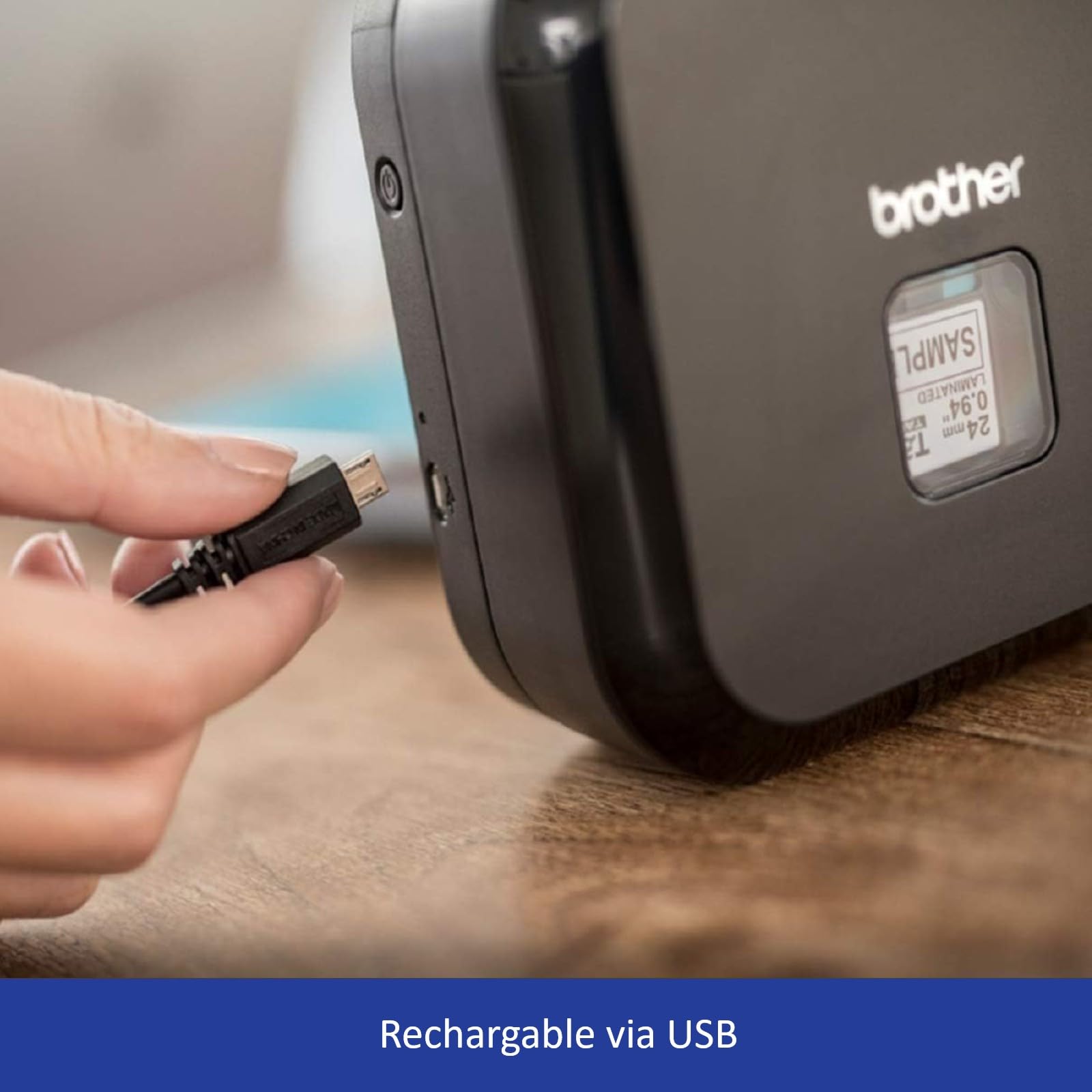 بروذر ماكينة صنع الملصقات المكعبة من بي تاتش PT-P300BT
