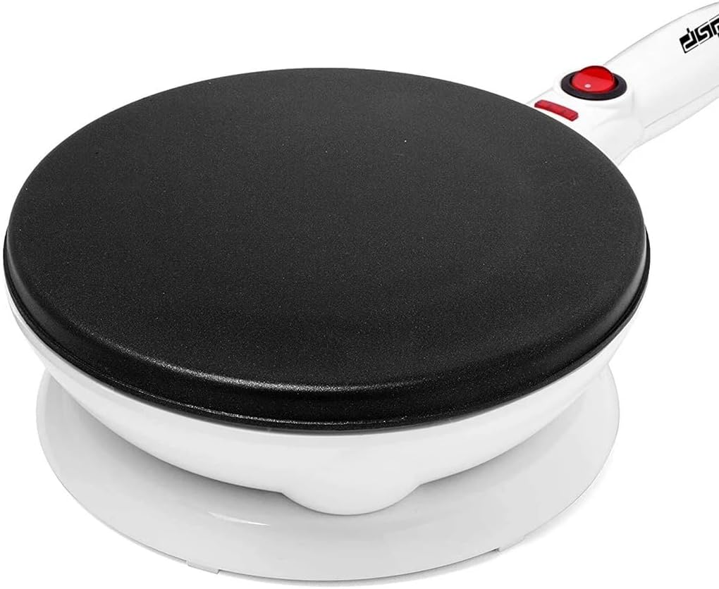 DSP Crepe Maker 650 Watt White Model KC3016 - 1 Year Full Warranty