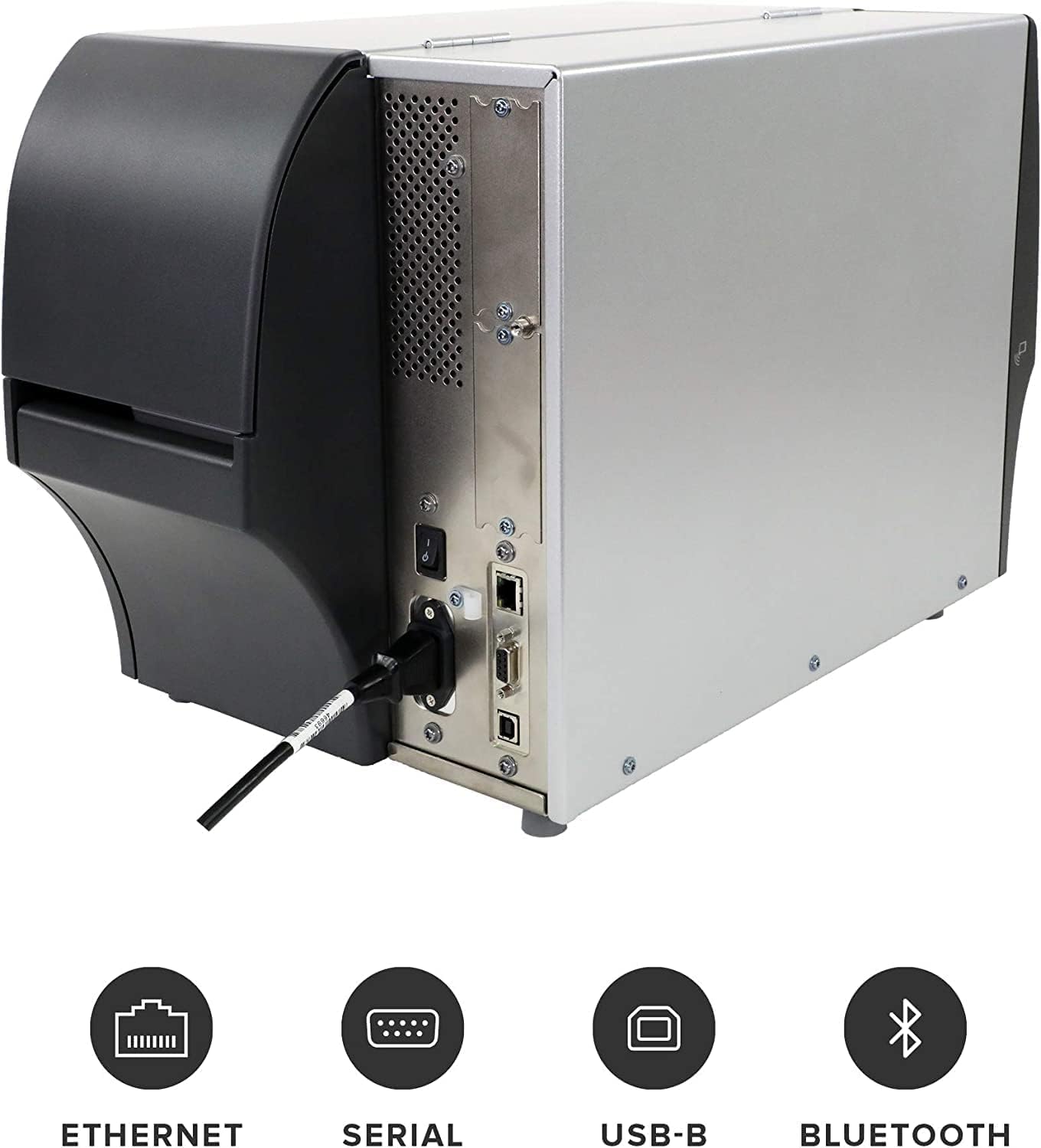 Zebra ZT411 Industrial Thermal Printer 300 DPI - Ethernet, Bluetooth, Serial & USB, 14 IPS, 4 inch Print Width, Monochrome Label - ZT41143-T010000Z, JTTANDS