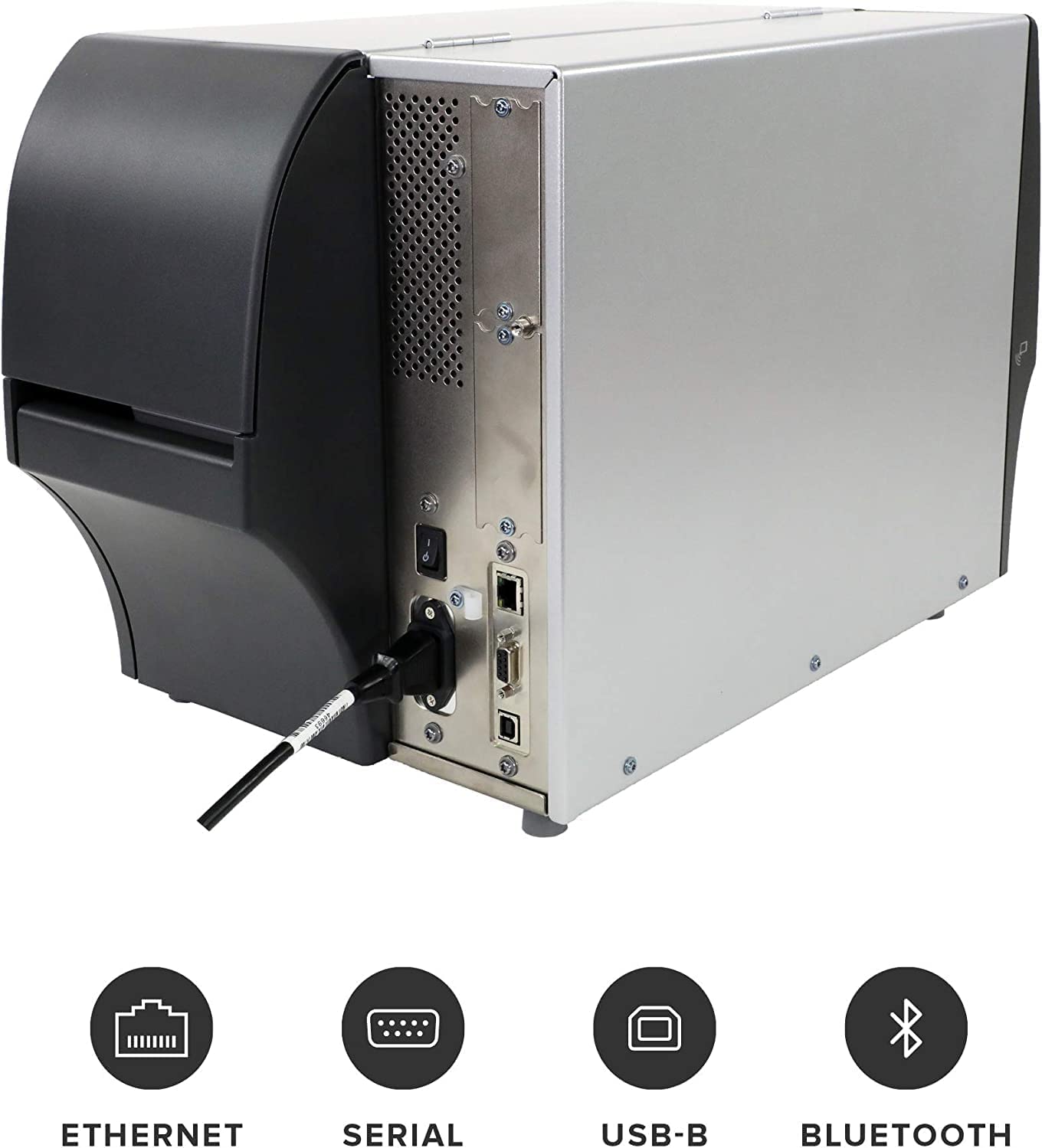 Zebra ZT411 Industrial Thermal Printer 300 DPI - Ethernet, Bluetooth, Serial & USB, 14 IPS, 4 inch Print Width, Monochrome Label - ZT41143-T010000Z, JTTANDS
