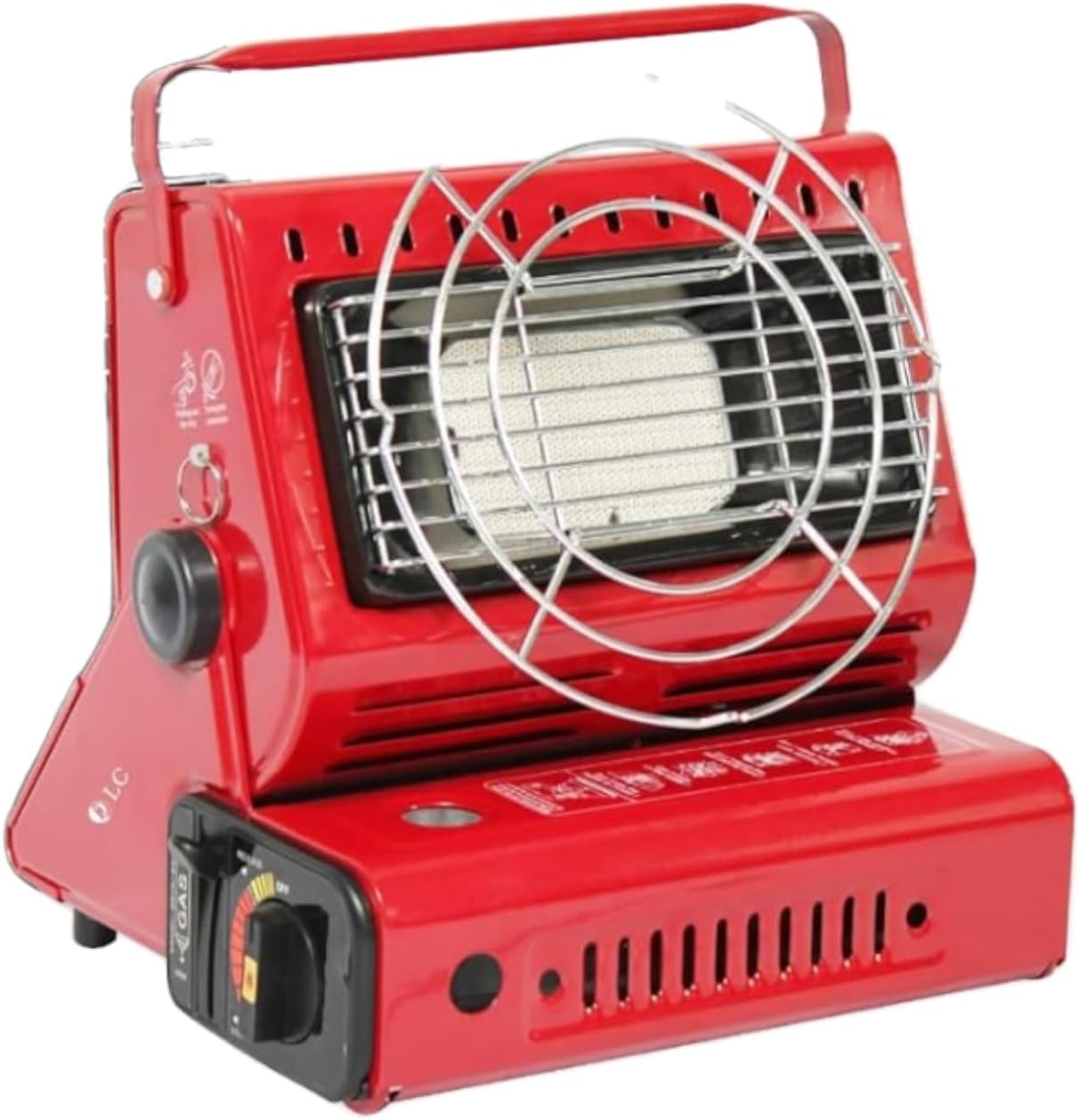 موقد وسخان غاز قابل للحمل 2 في 1 من دي ال سي، DLC-P3410