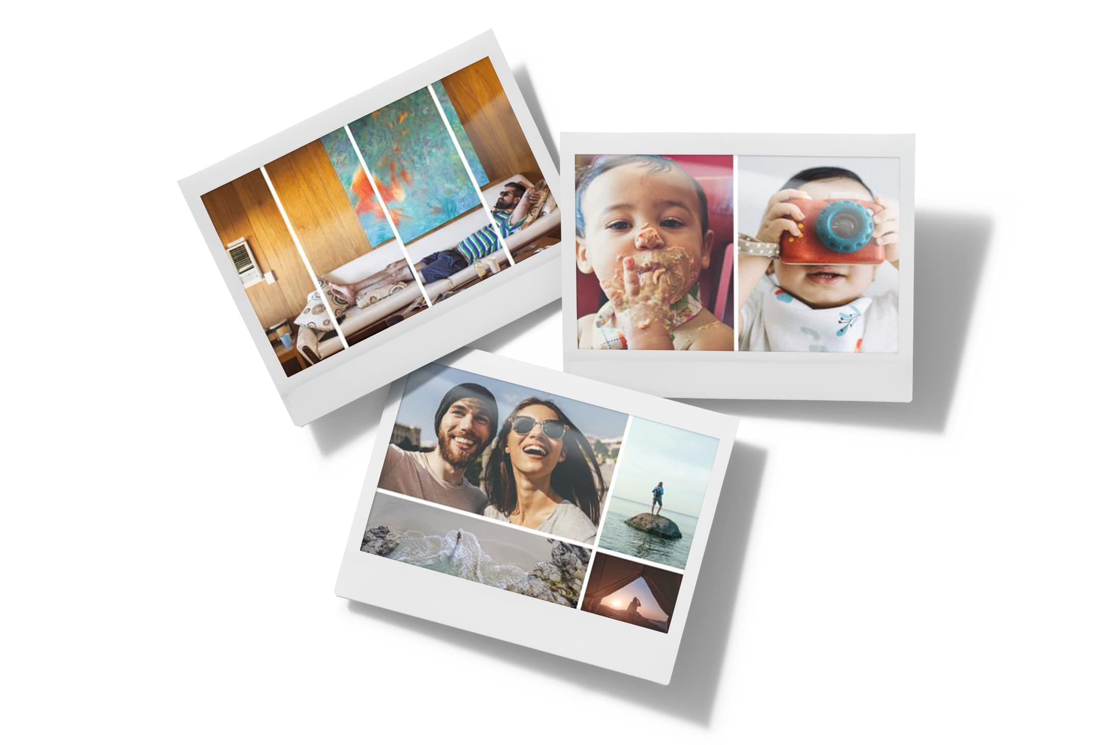 Fujifilm Instax Link Wide Printer with 20 Shots - Mocha Gray