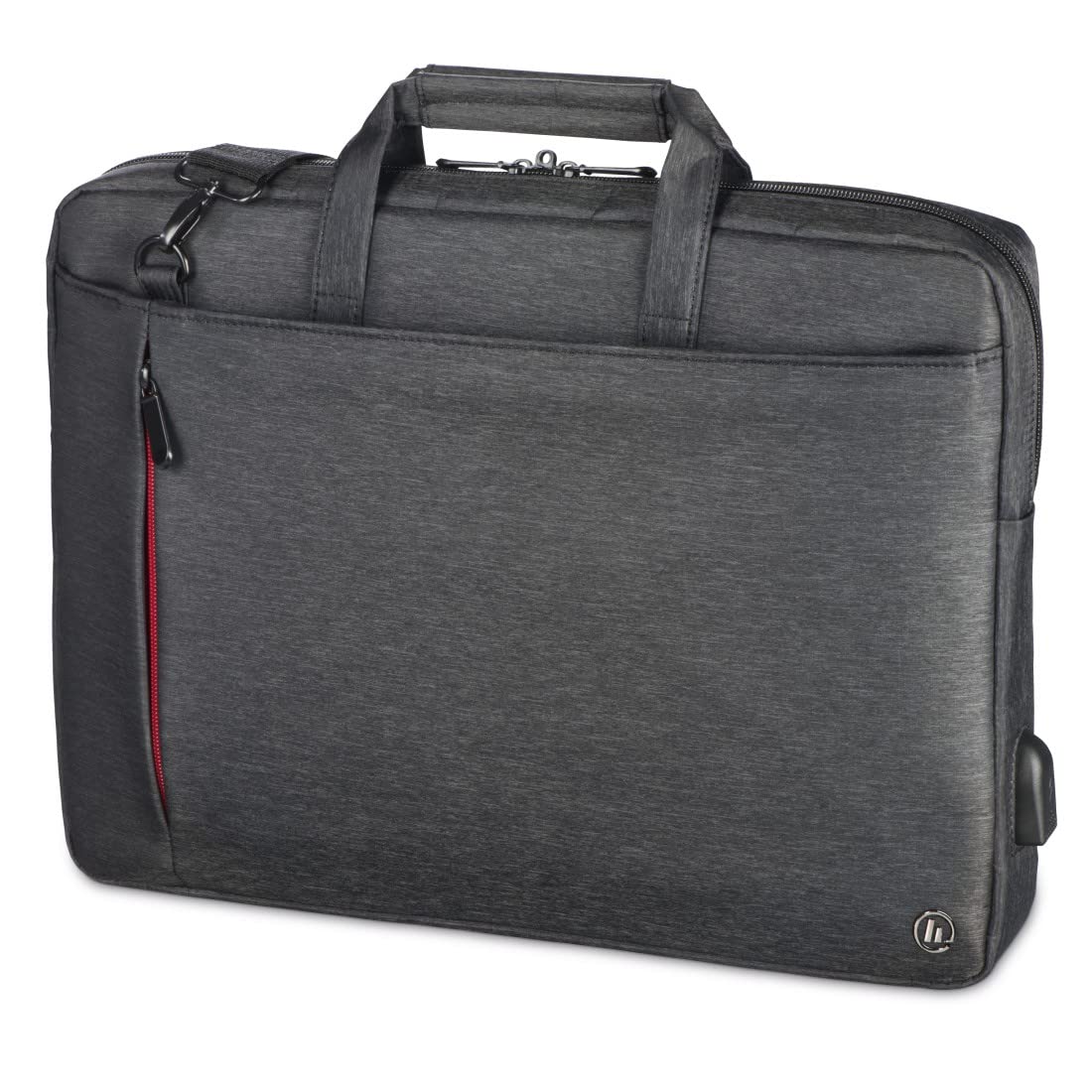 Hama 216576 Manchester Laptop Bag, 14.1-Inch Size, Black