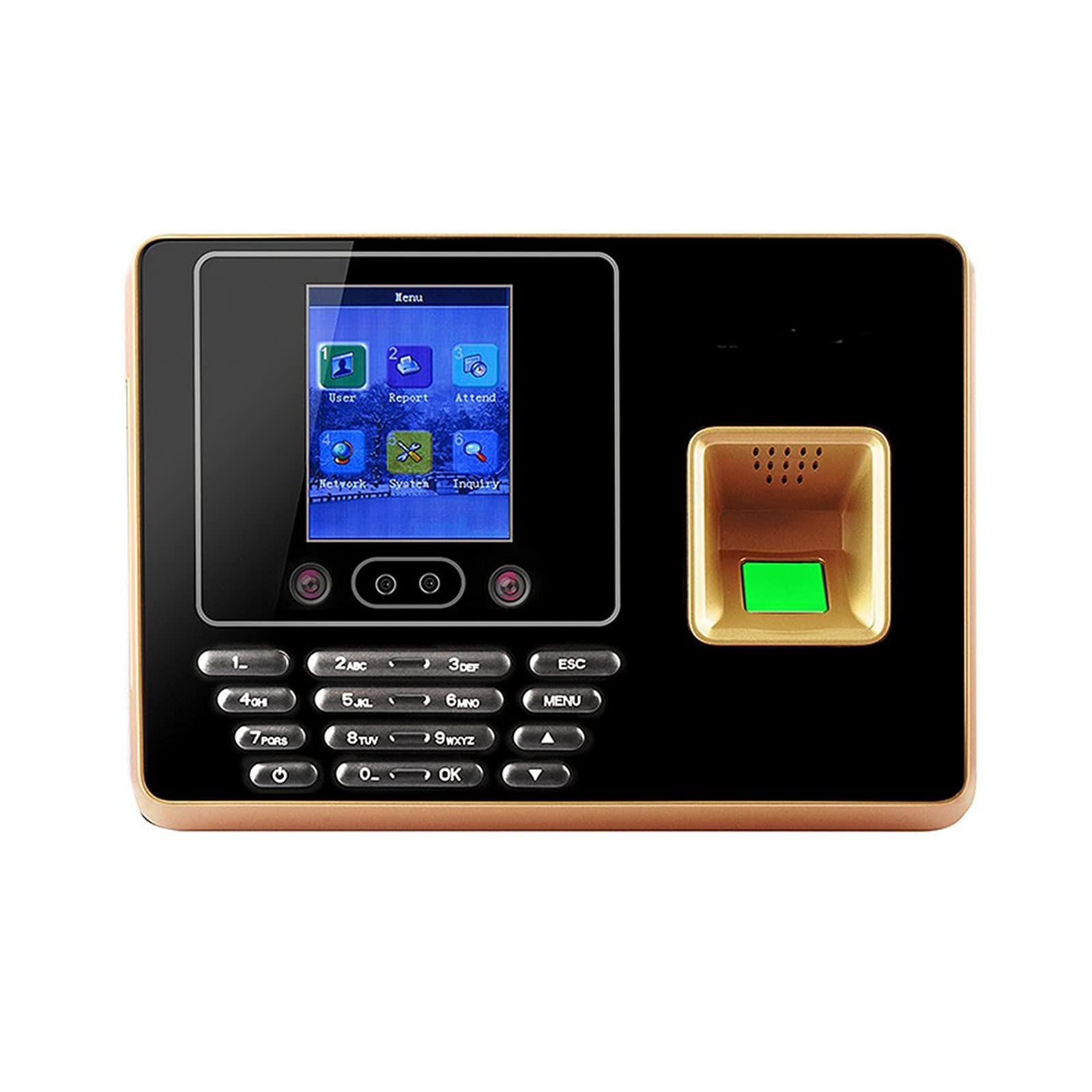 Attendance MachineFace Password Fingerprint Attendance Machine Large Capacity No Need Software 2.8 Inch LCDPassword Attendance Machine For Factory